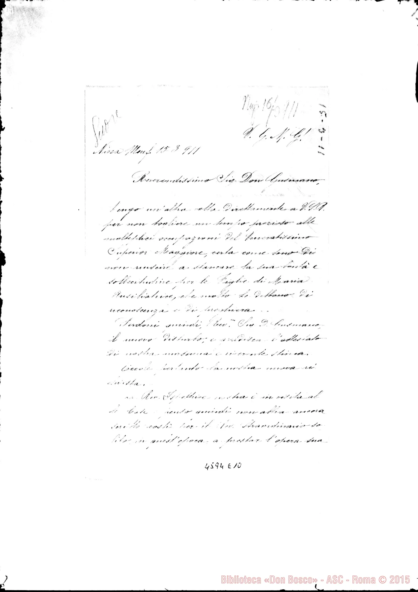 Fotogramma E 10 — « « « « Nizza Monf., 15-03-1911