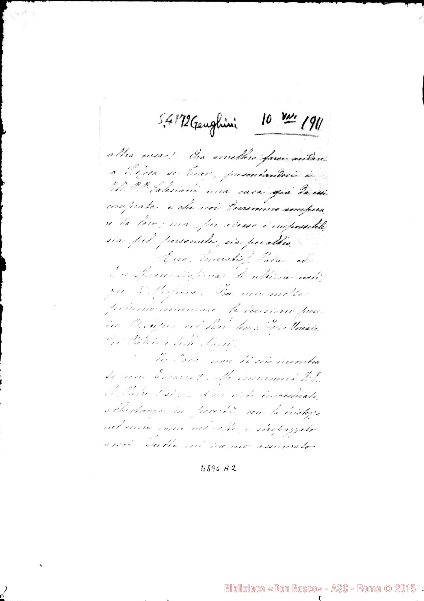 Fotogramma A 2 — « « « « Bahia Bianca, 10-08-1911