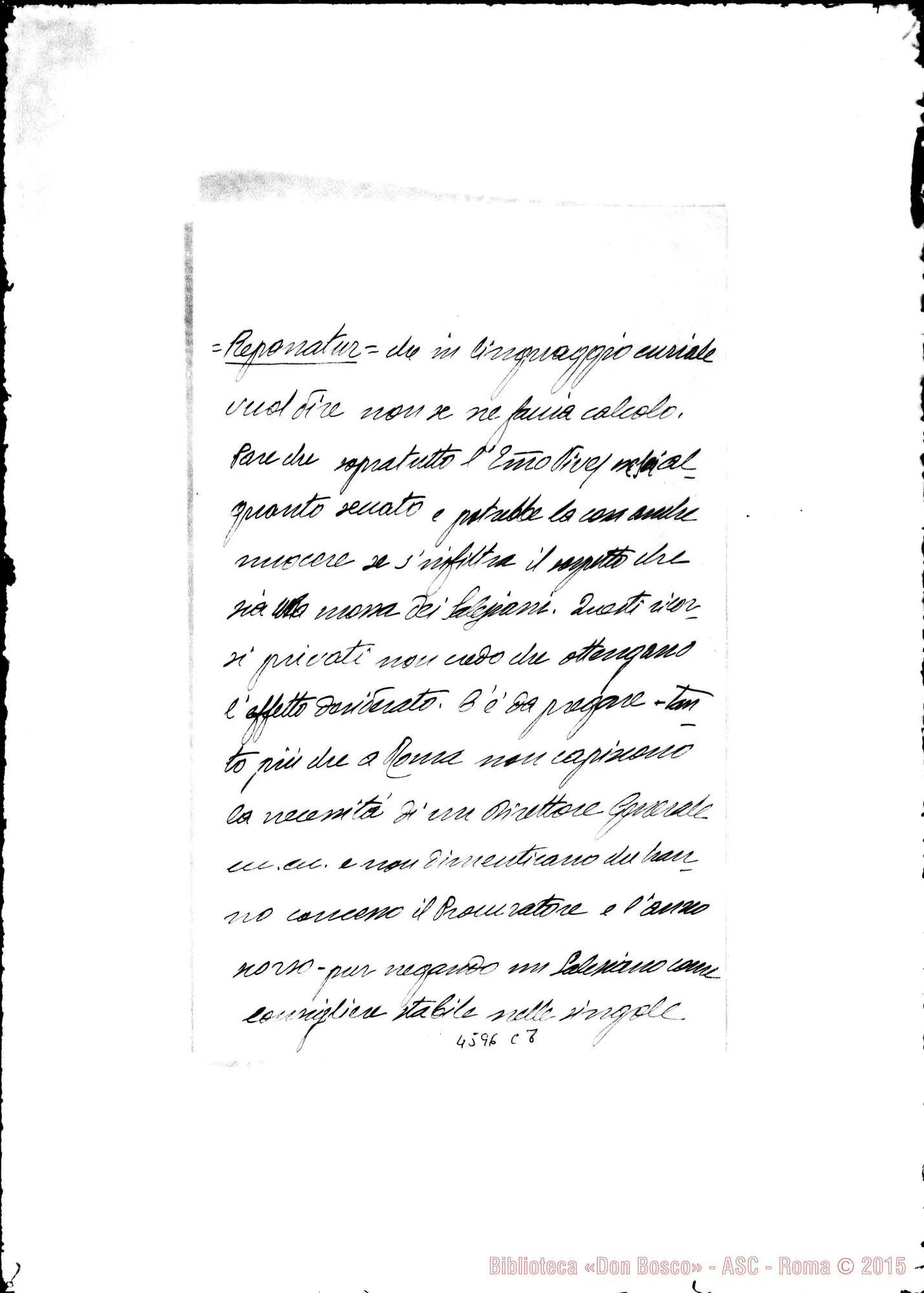 Fotogramma C 8 — Gusmano Calogero-Daghero Caterina, suora. Torino, 8-11-1910. Copia senza firma
