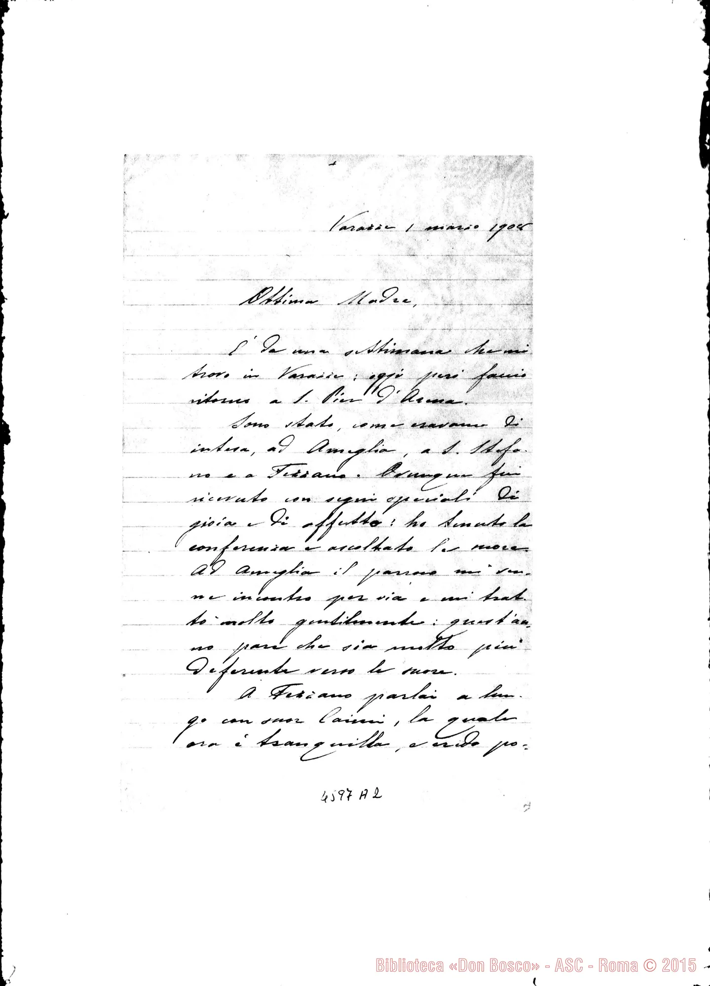 Fotogramma A 2 — « « « « Varazze, 1-03-1908
