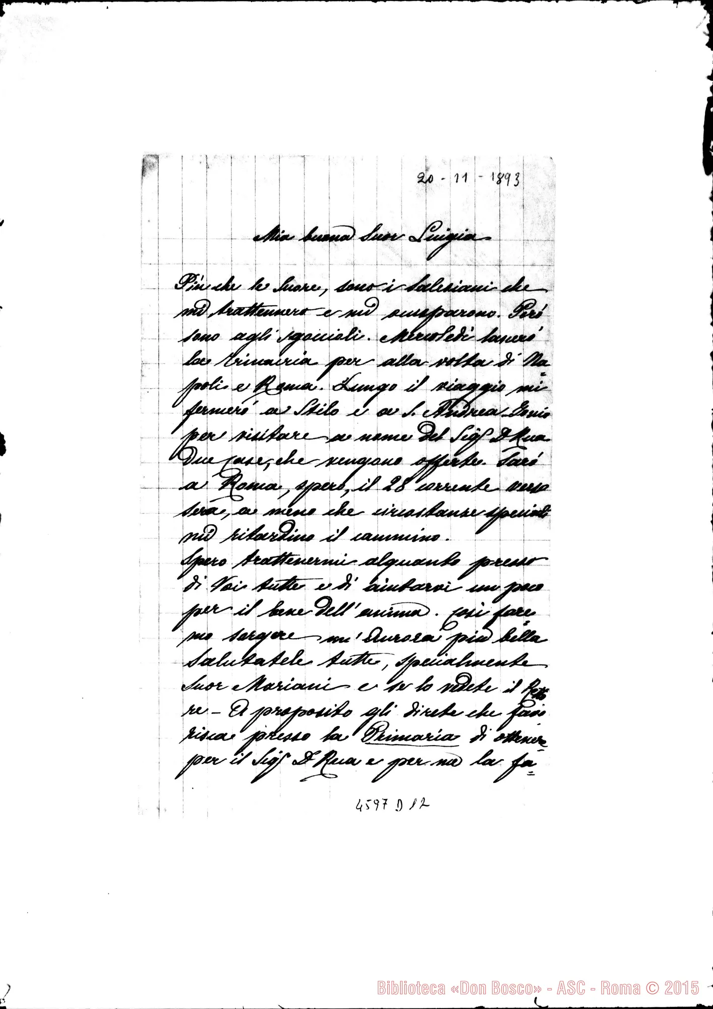 Fotogramma D 12 — « « « « Alì Marina, 20-11-1893