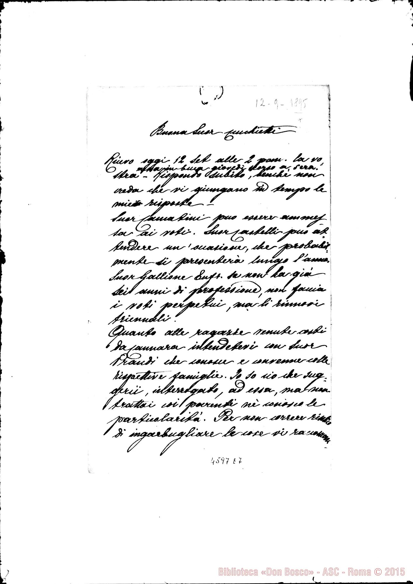 Fotogramma E 7 — « « « « S. 1. E s. d.. All. foglio