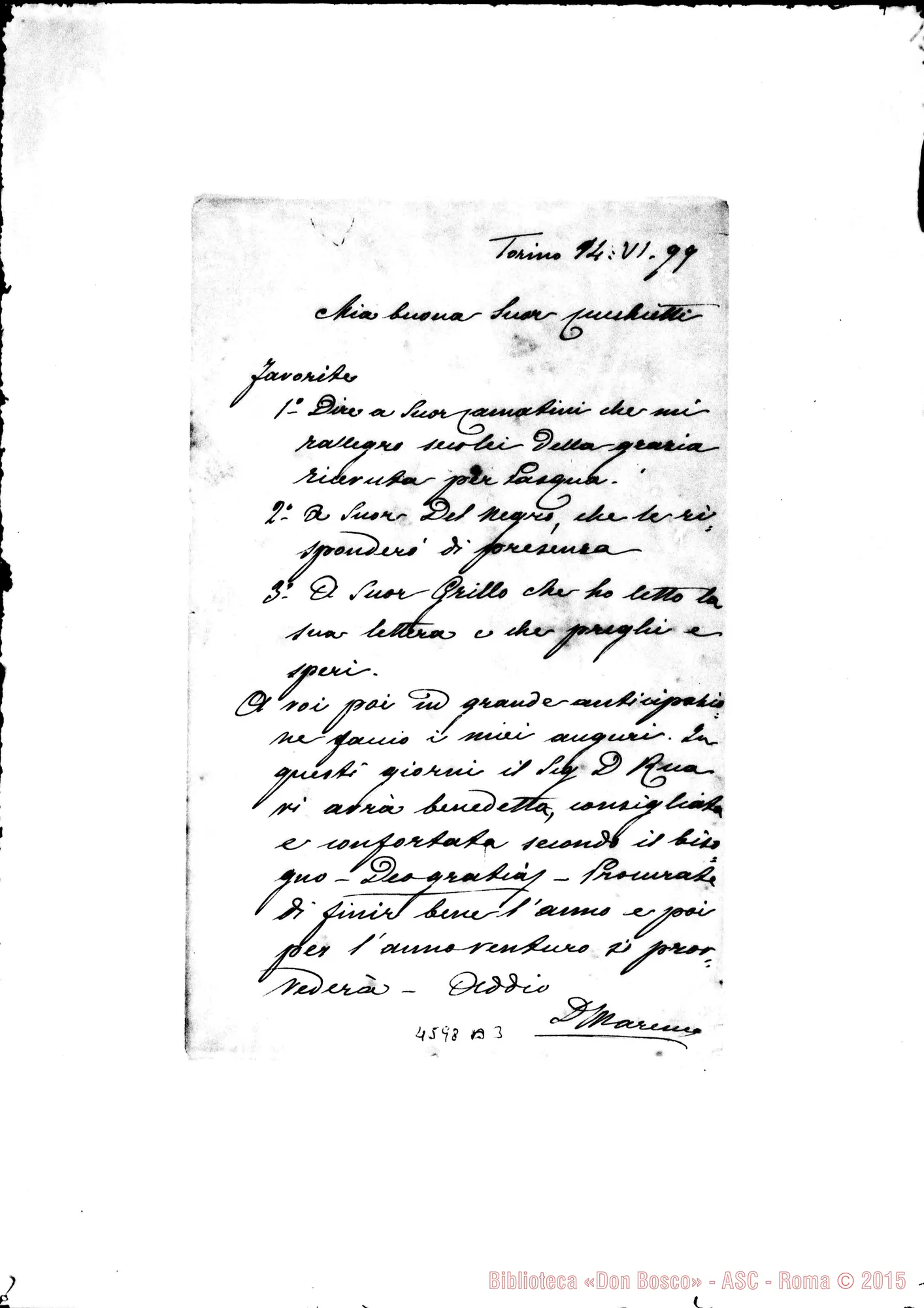 Fotogramma B 3 — « « « Torino, 14-06-1899