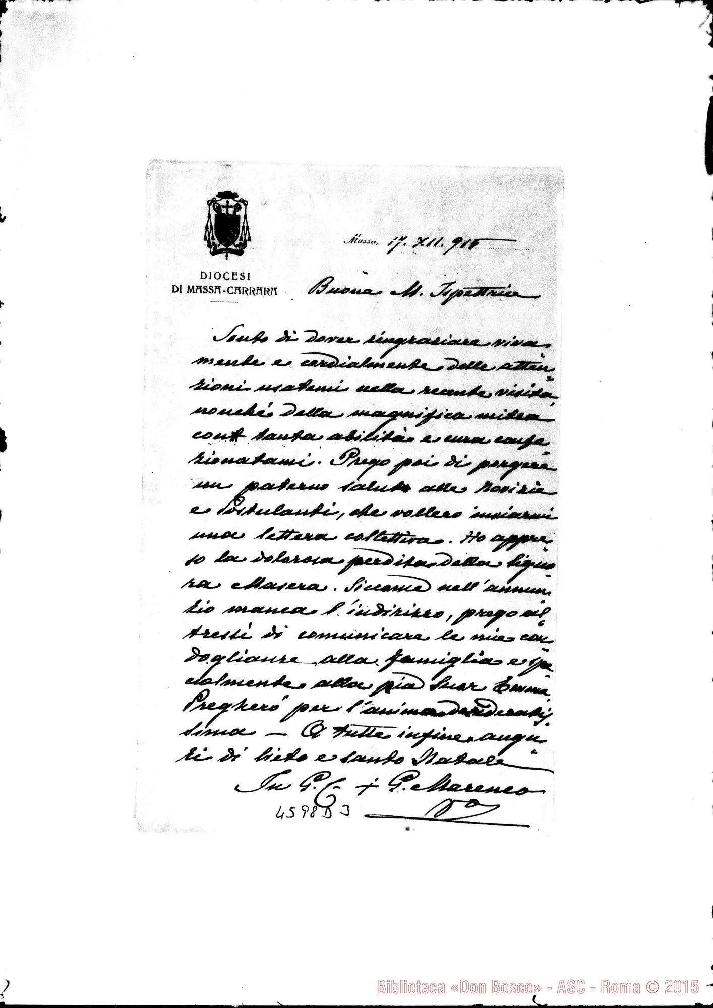 Fotogramma D 3 — « « « Massa, 17-12-1915