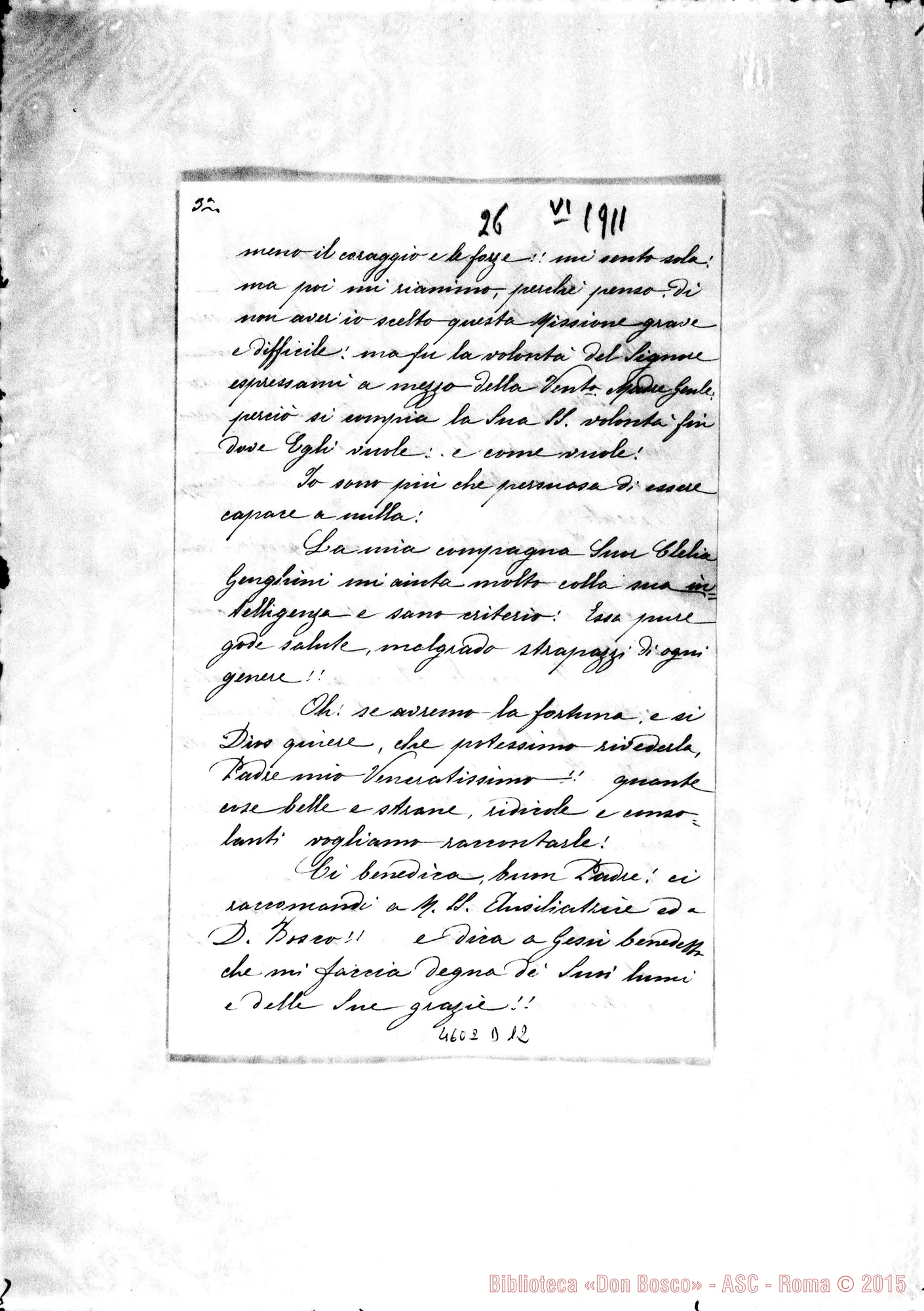 Fotogramma D 12 — « « -Cagliero, mons.. Viedma, 26-06-1911