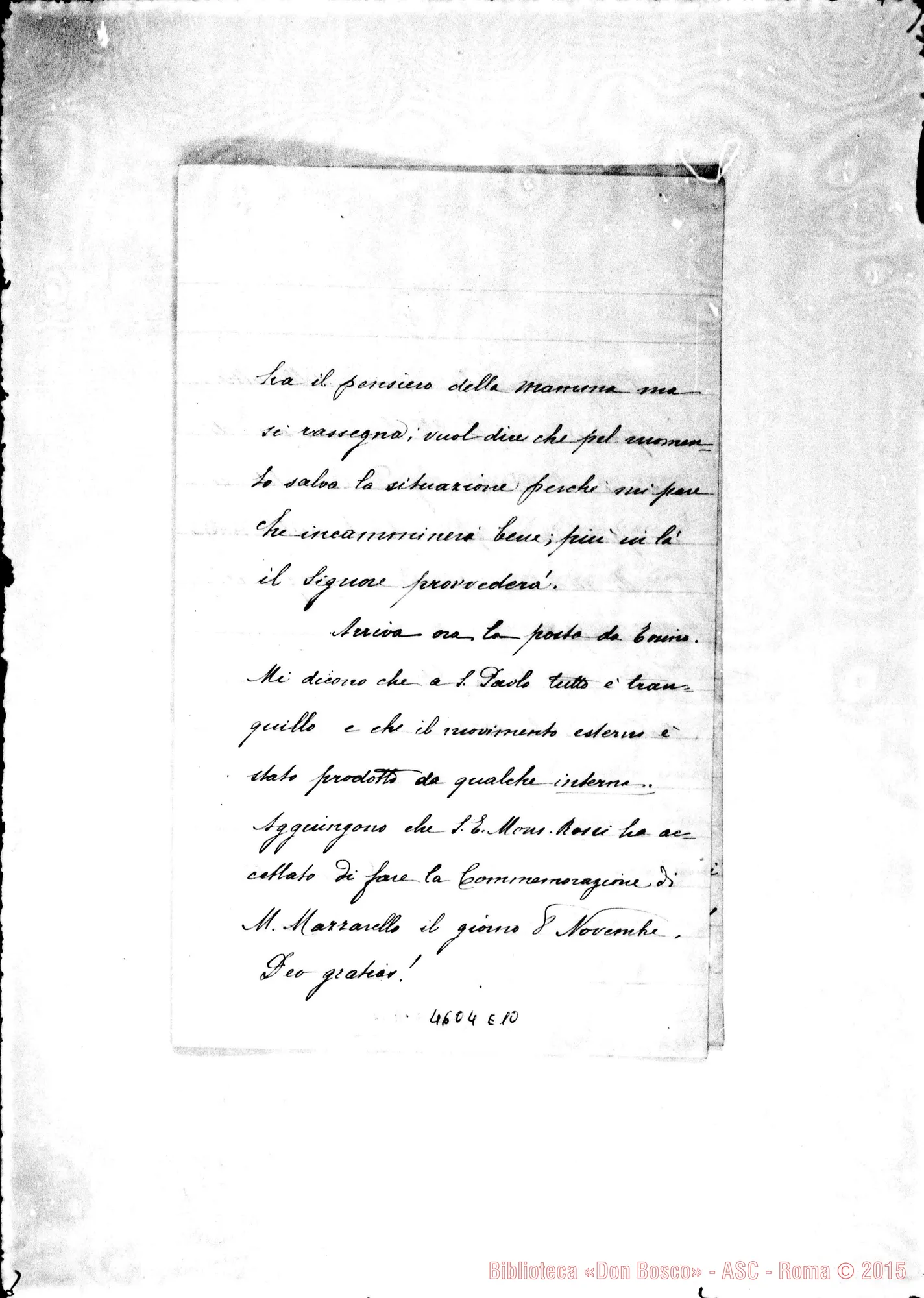 Fotogramma E 10 — « « « « Nizza Monf., 8-10-1925