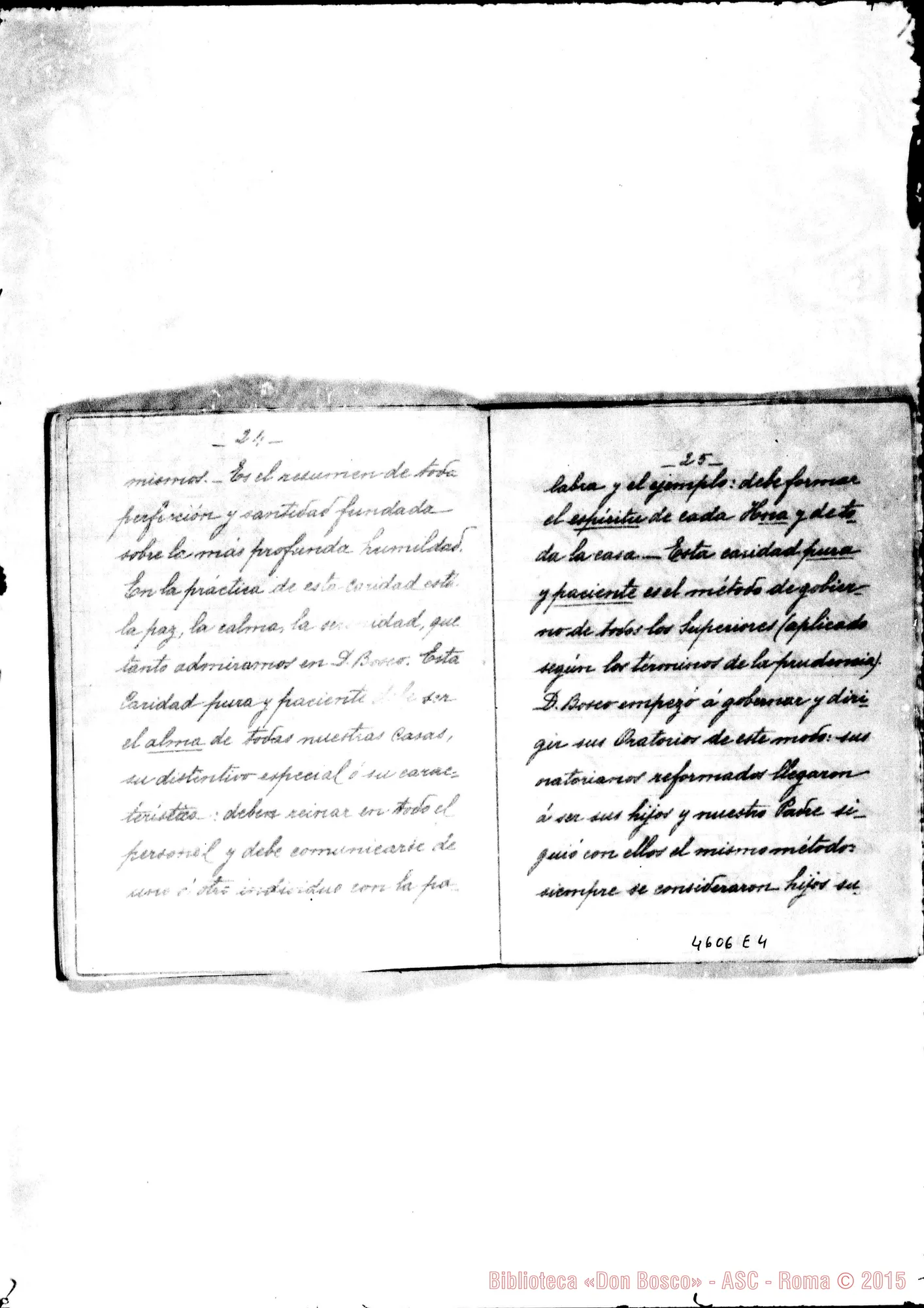 Fotogramma E 4 — Vespignani Giuseppe, SDB Ispettore d’America: lett. circolare alle F.M.A.. Buenos Aires, 7-11-1906
