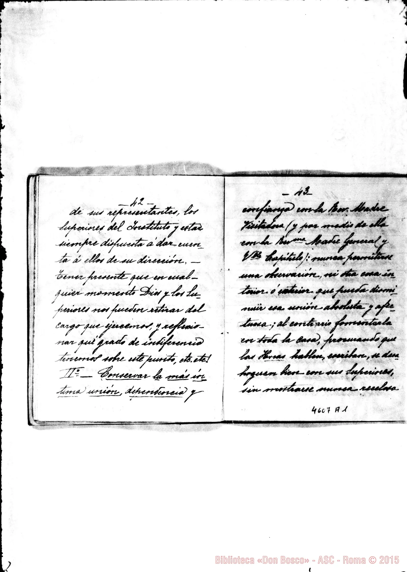 Fotogramma A 1 — Vespignani Giuseppe, SDB Ispettore d’America: lett. circolare alle F.M.A.. Buenos Aires, 7-11-1906