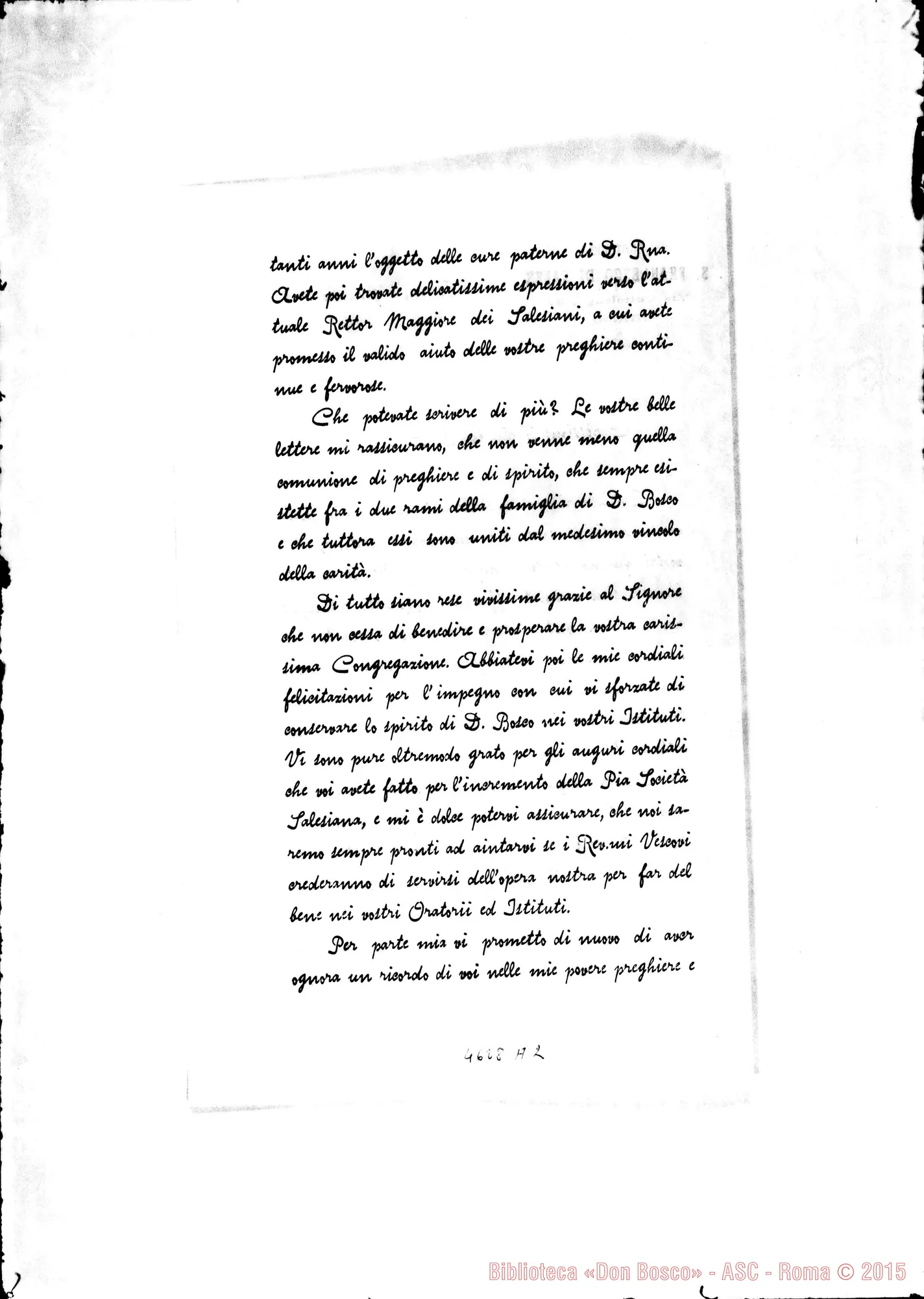 Fotogramma A 2 — 06-01-1911: Ringrazia degli auguri E fa tre raccomandazioni