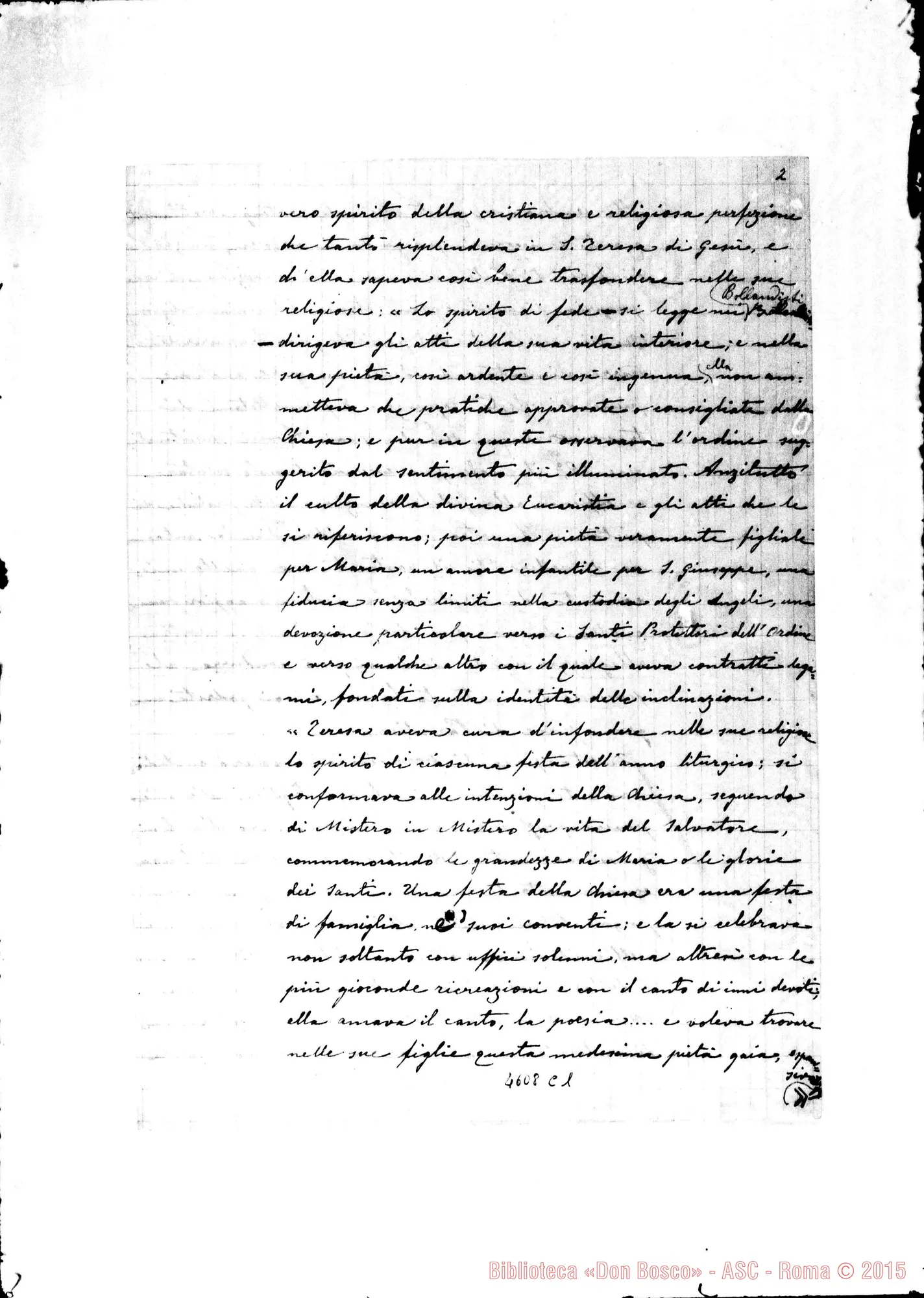 Fotogramma C 1 — 24-02-1920: Prefazione alle Pratiche di Pietà. Ms. del Sig. Balestra