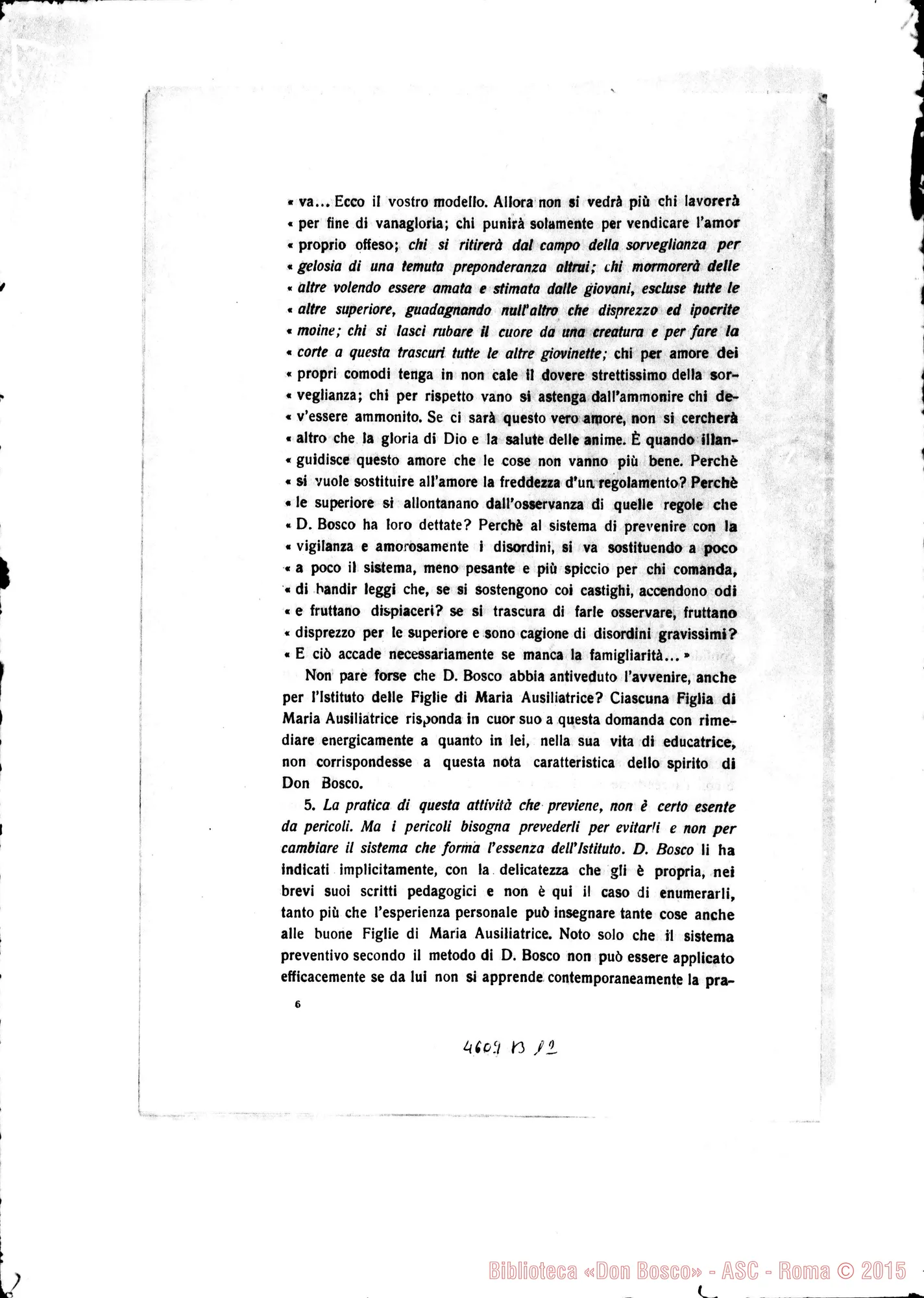 Fotogramma B 12 — 24-11-1928: Strenna: «Don Bosco Maestro di Educatore E Maestro di vita religiosa per le F.M.A.»