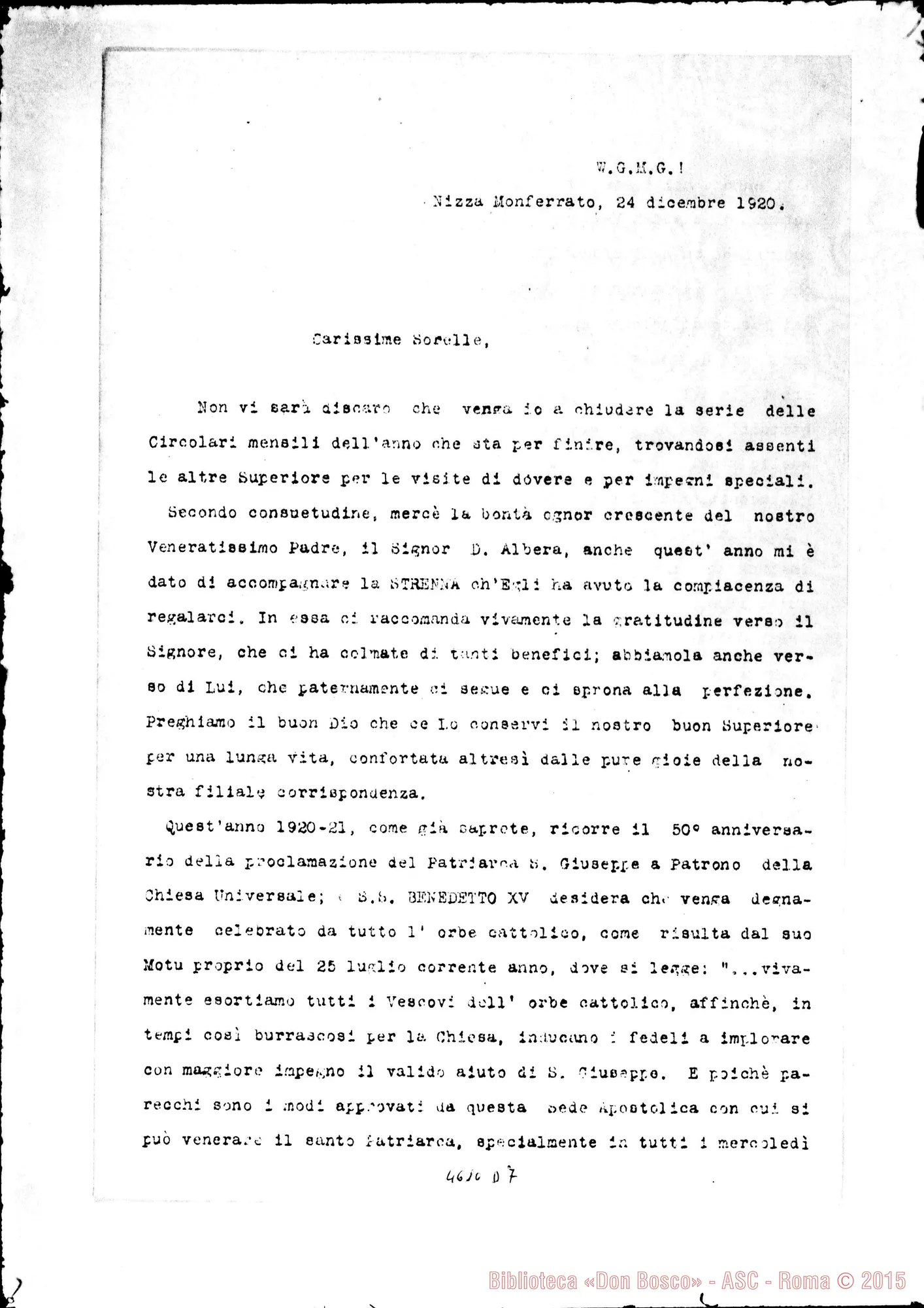 Fotogramma D 7 — 24-12-1920: Notizie varie