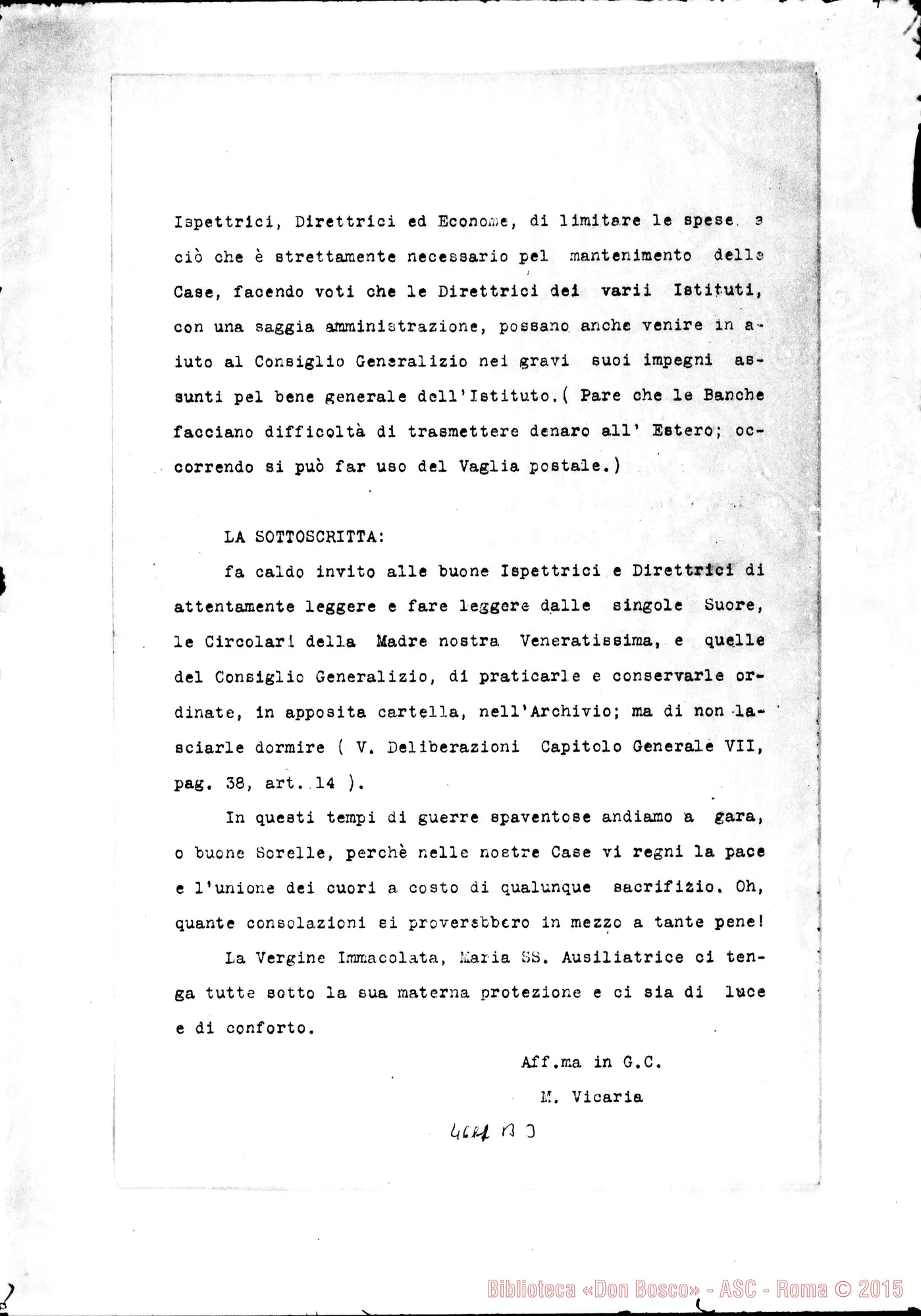 Fotogramma B 3 — Numero 1 24-11-1914 Ciclostilato