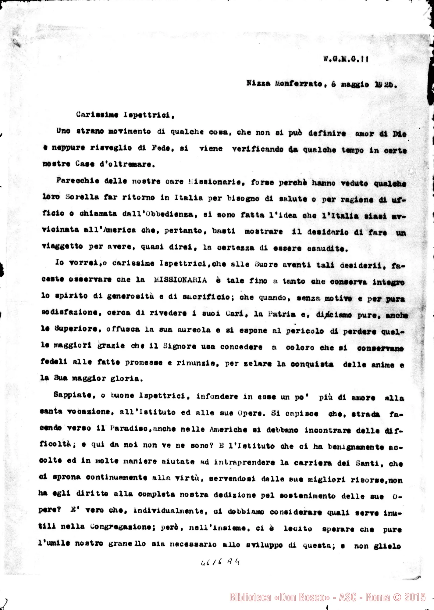 Fotogramma A 4 — 08-05-1925: Risveglio della Fede in certe Case d’oltremare
