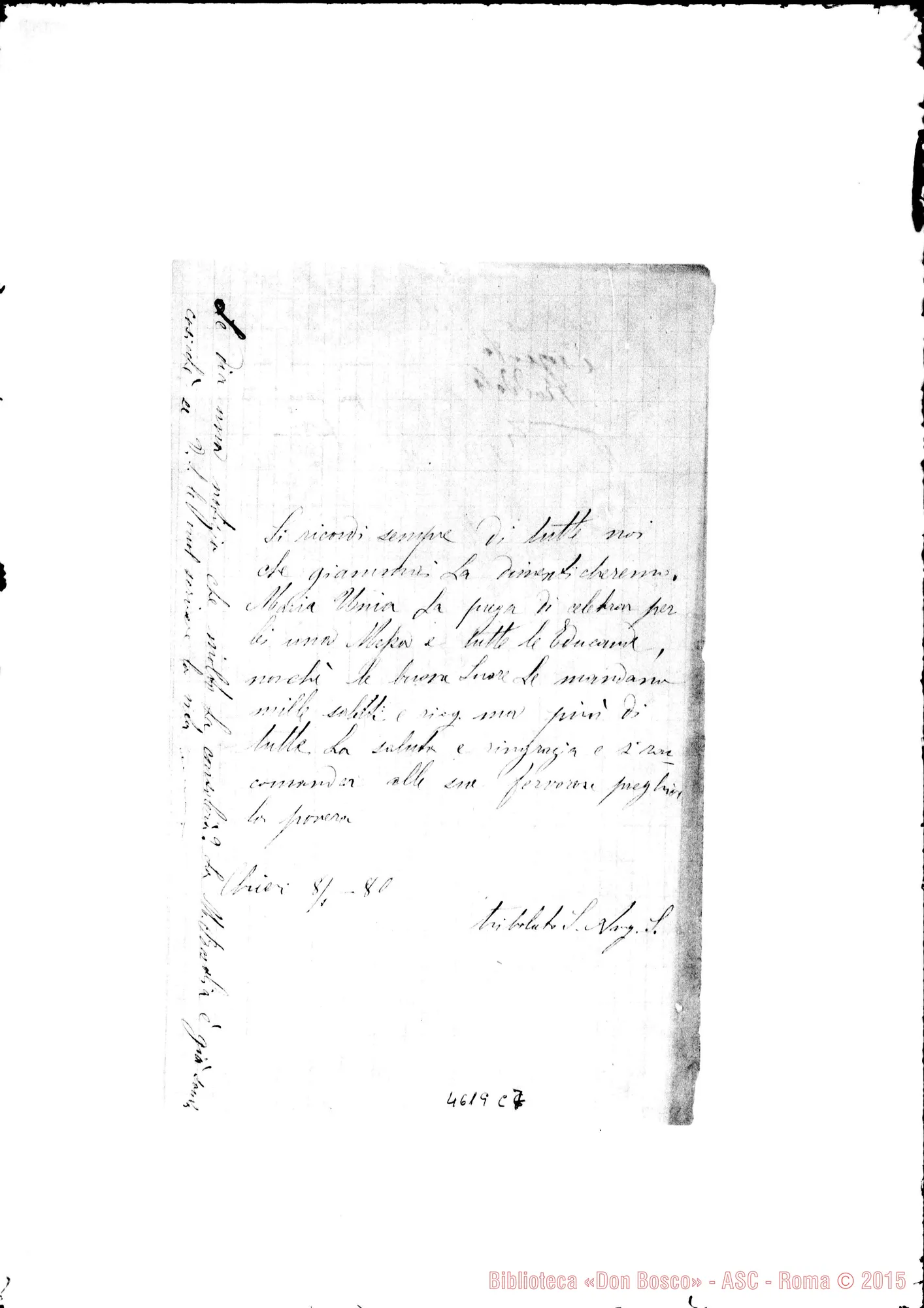 Fotogramma C 7 — Sorbone Angiolina, suora-Bonetti. Chieri, 8-01-1880