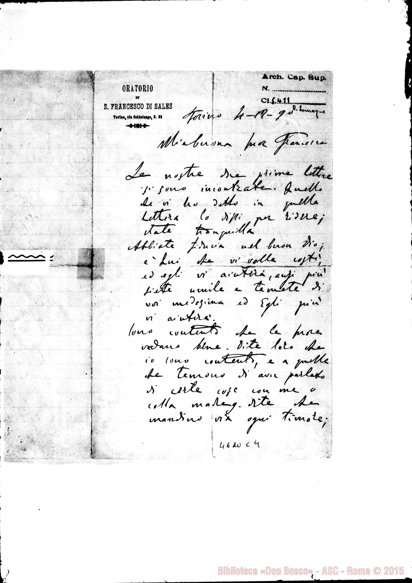 Fotogramma C 4 — Leggeretti Francesca. Torino, 4-12-1890