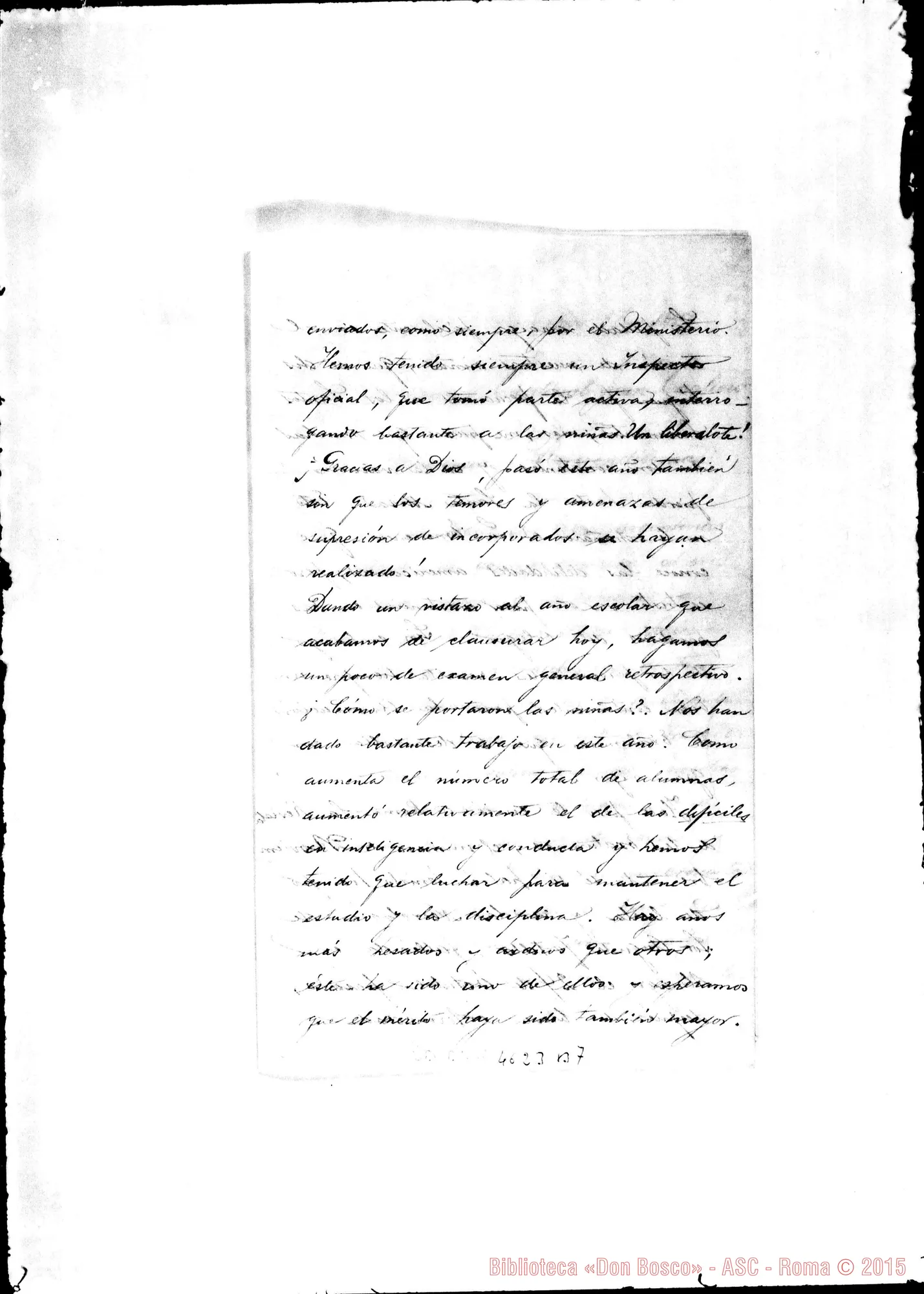 Fotogramma B 7 — Esandi Mercedes-Cagliero, mons. Buenos Aires, 17-12-1915