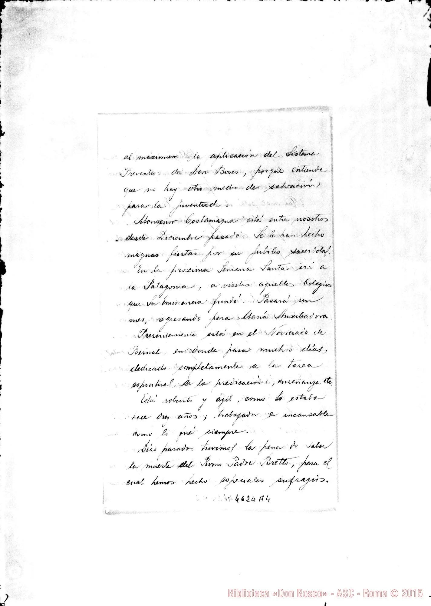 Fotogramma A 4 — « « « Buenos A., 4-04-1919