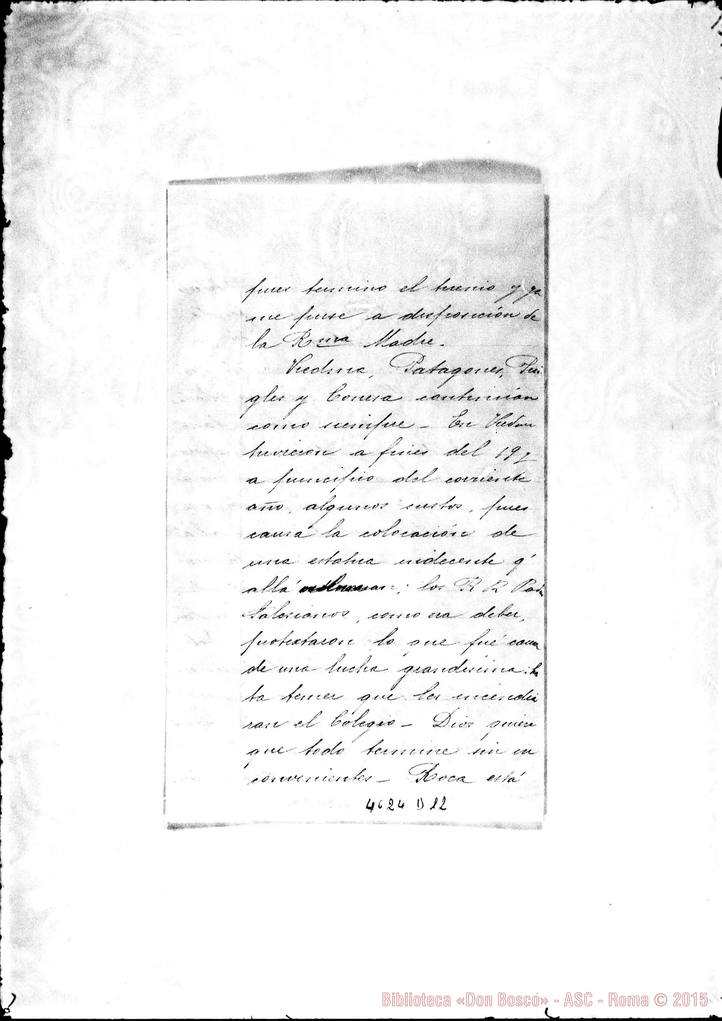 Fotogramma D 12 — « « « Bahia Bianca, 3-02-1920
