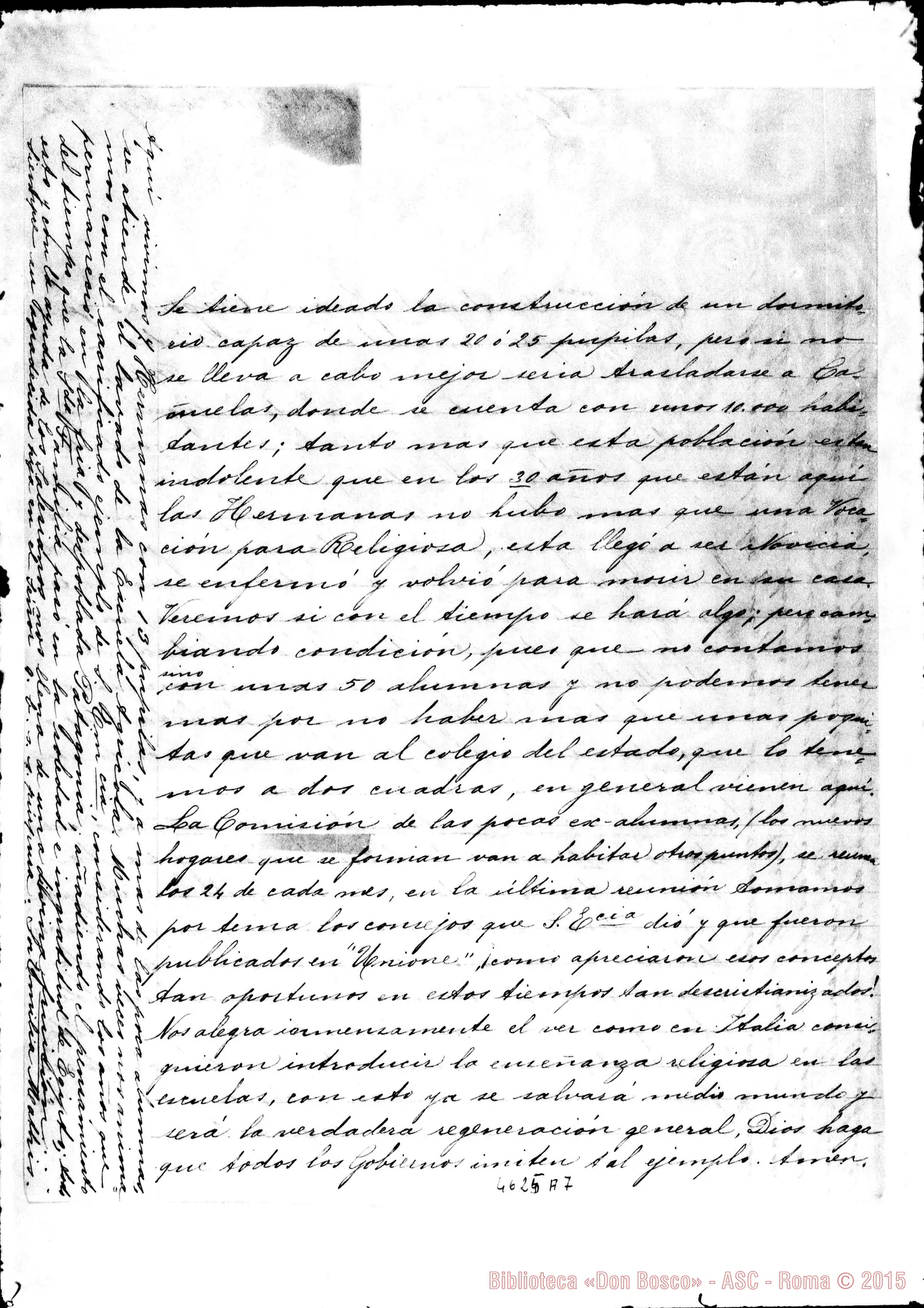 Fotogramma A 7 — Mathis Emilia-Cagliero, mons. Uribelarrea, 14-05-1923