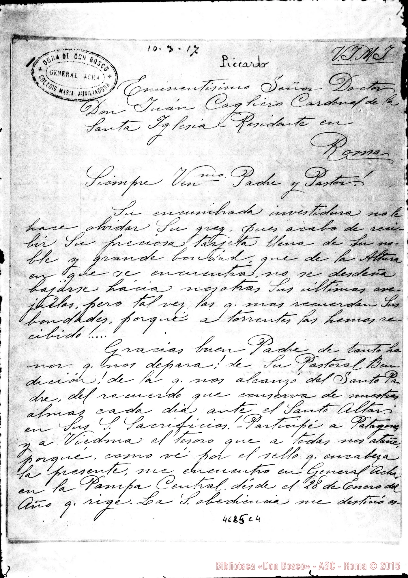 Fotogramma C 4 — « « « Patagones, 10-03-1917
