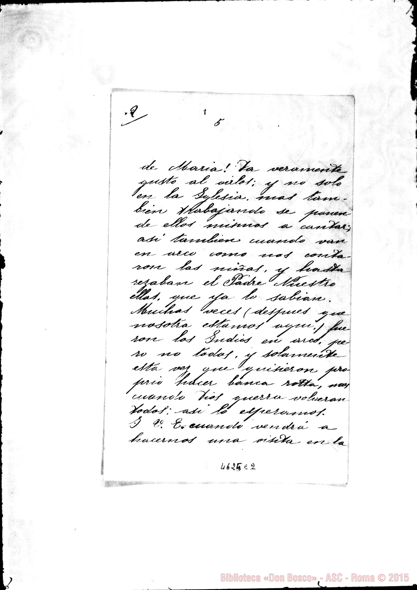 Fotogramma E 2 — Ruffino Luisa-Cagliero, mons. Dawson, 22-10-1890