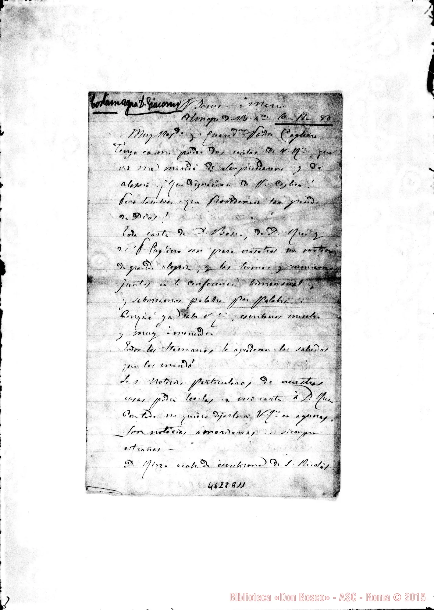 Fotogramma A 11 — « « « Buenos A., 10-11-1880