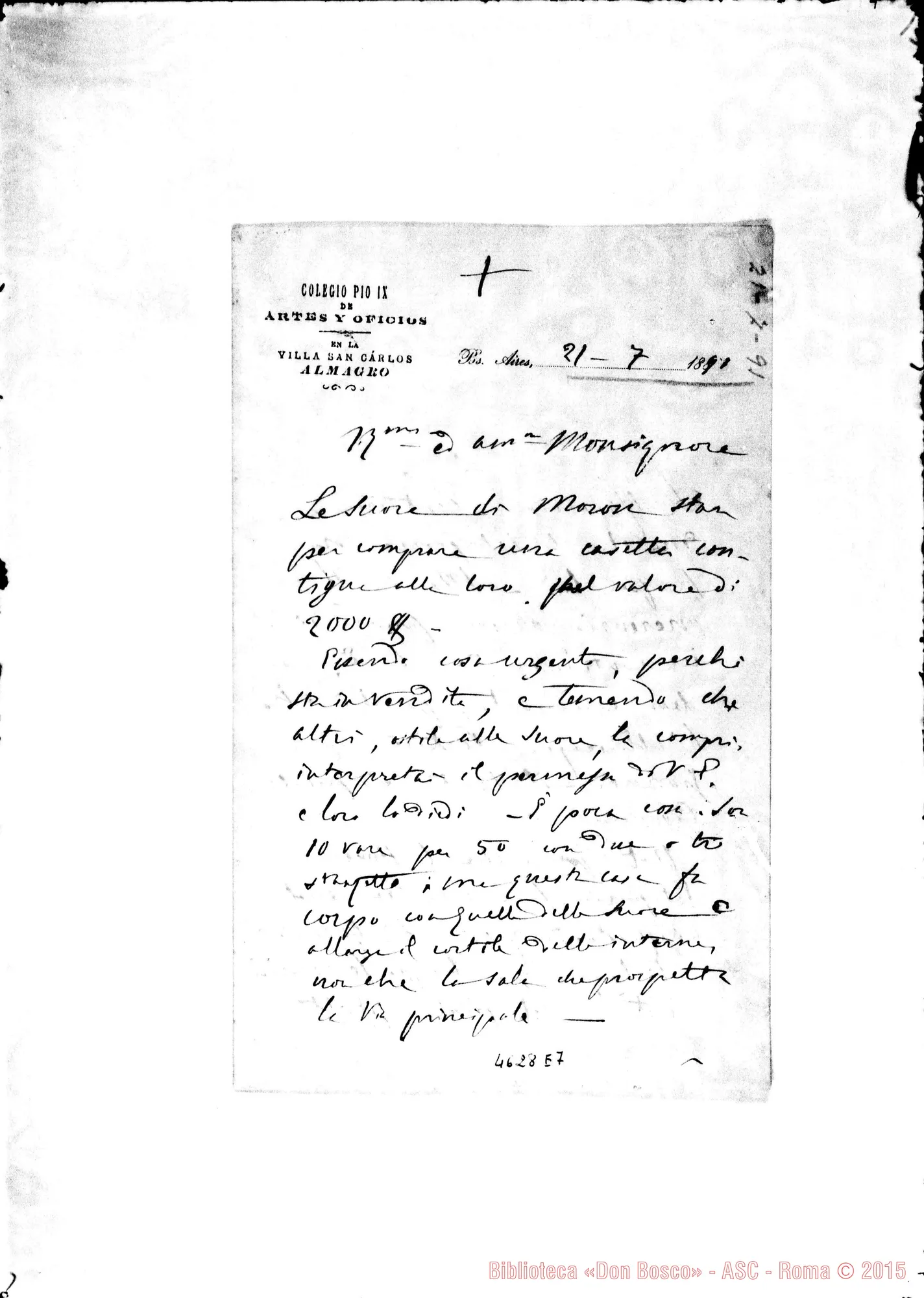 Fotogramma E 7 — « « « « Buenos A., 21-07-1891