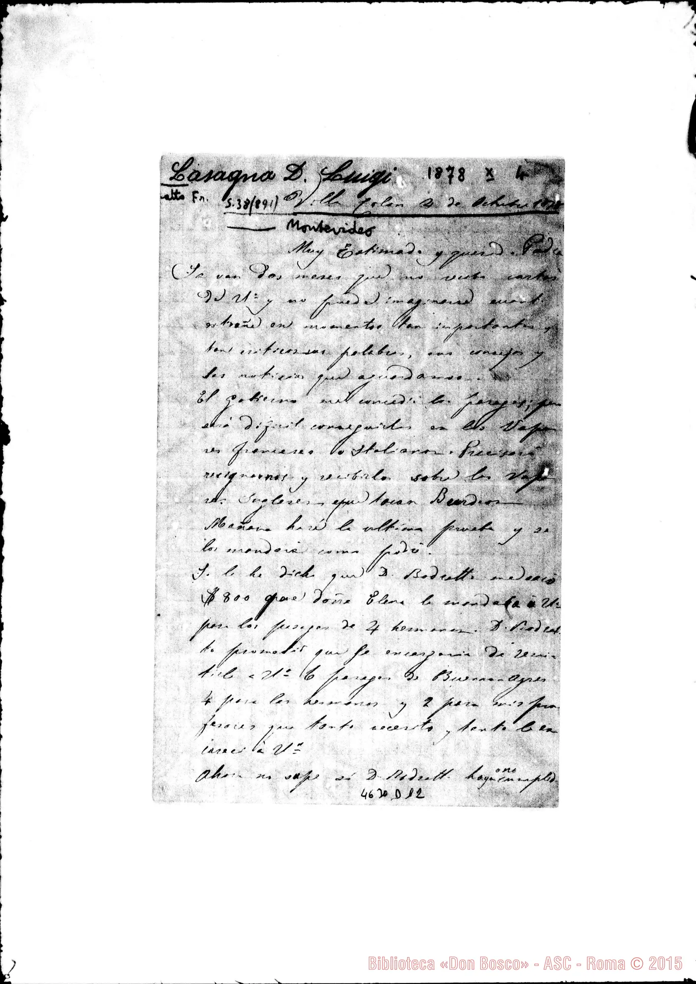 Fotogramma D 12 — « « « « Villa Colón, 4-10-1878