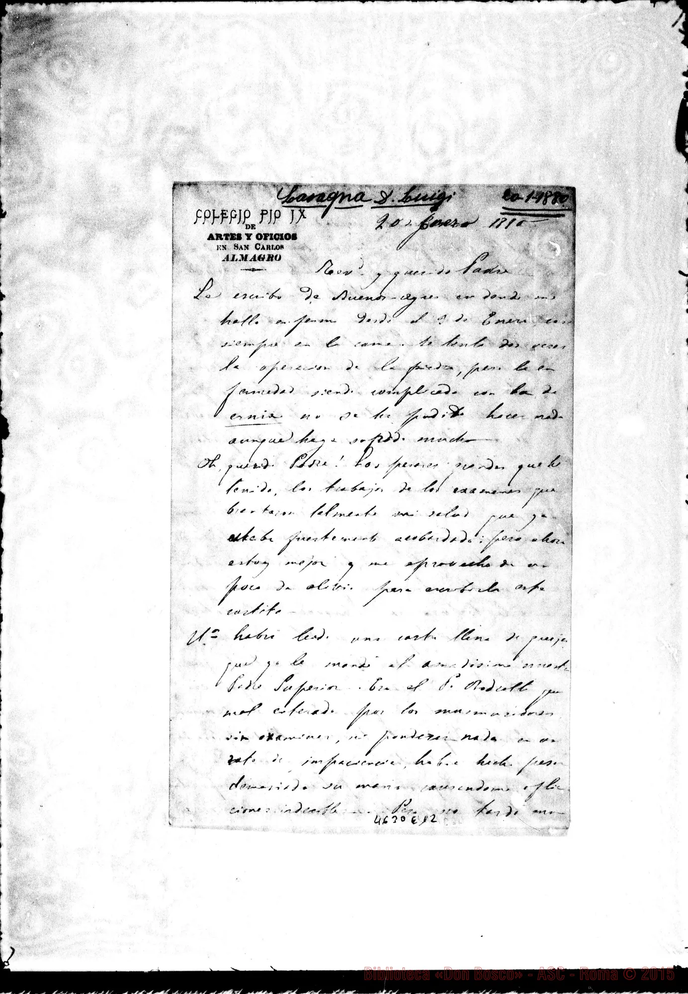 Fotogramma E 12 — « « « « Almagro, 20-01-1880