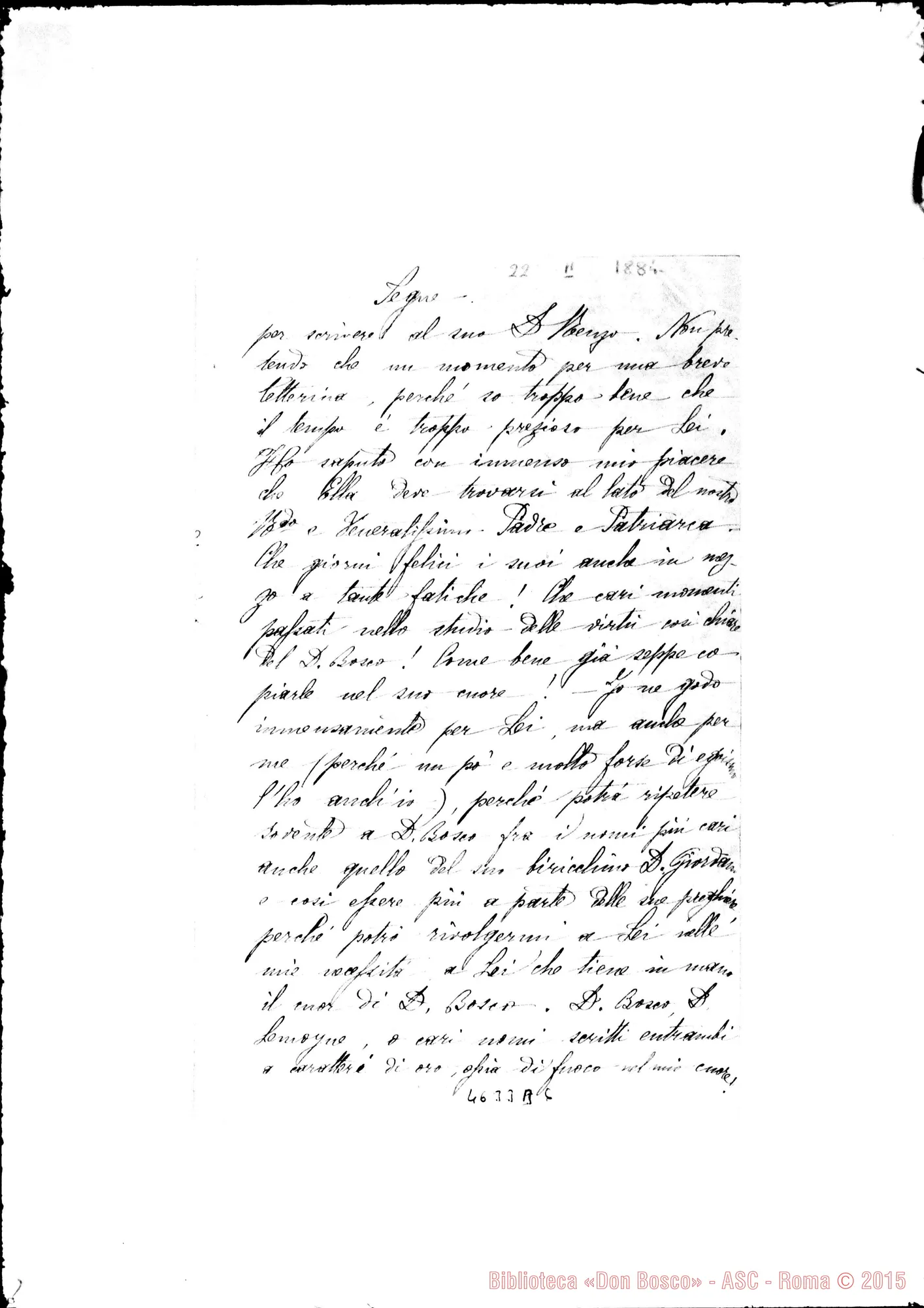 Fotogramma B 6 — Tomatis Domenico, ed altri- « « S. Nicolás, 22-02-1884