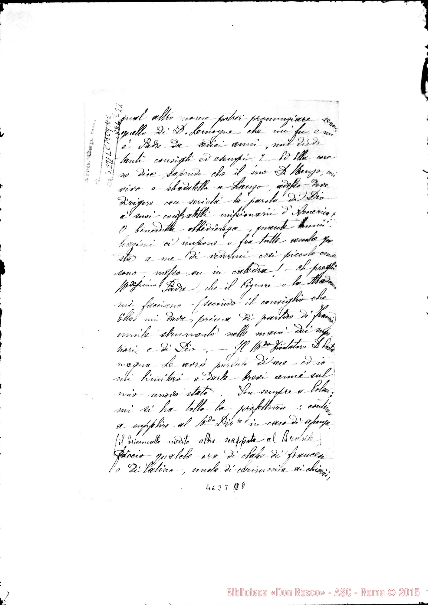 Fotogramma B 8 — Tomatis Domenico, ed altri- « « S. Nicolás, 22-02-1884