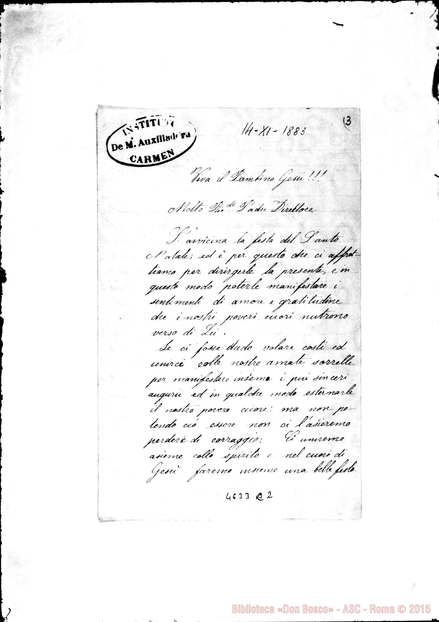 Fotogramma C 2 — « « « « Carmen de Patagones, 14-11-1883