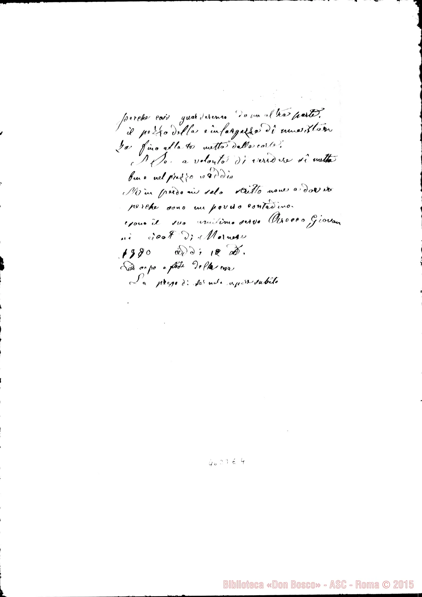 Fotogramma E 4 — Arecco Giovanni-Rua Michele. Mornese, 12-12-1880