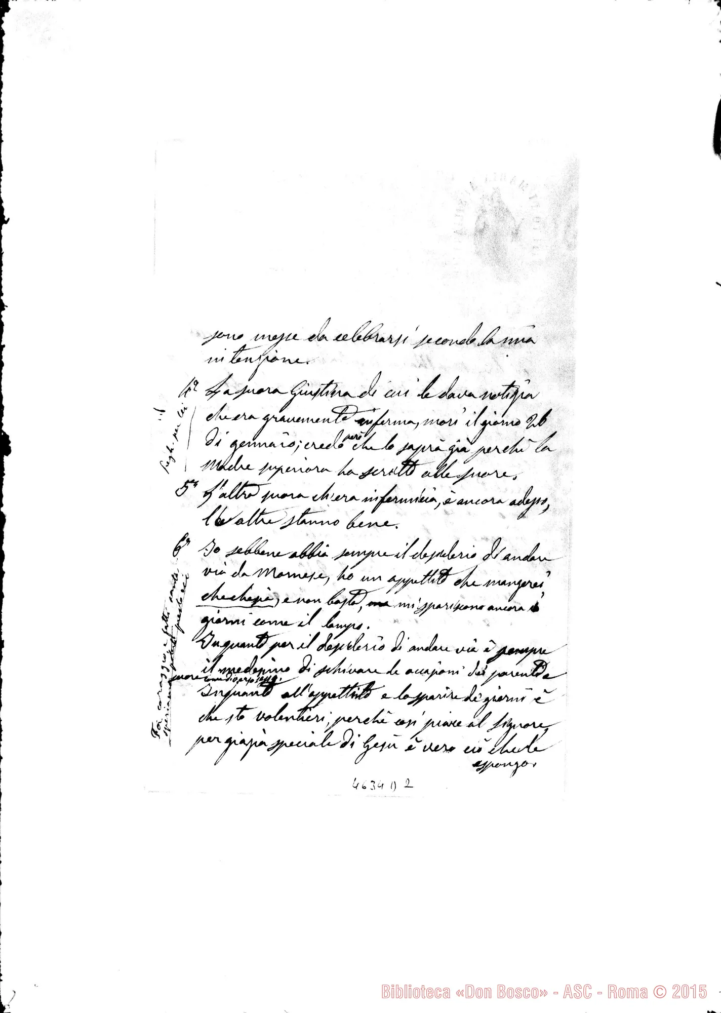 Fotogramma D 2 — « « « « Mornese, 4-02-1880 Autogr. Rua