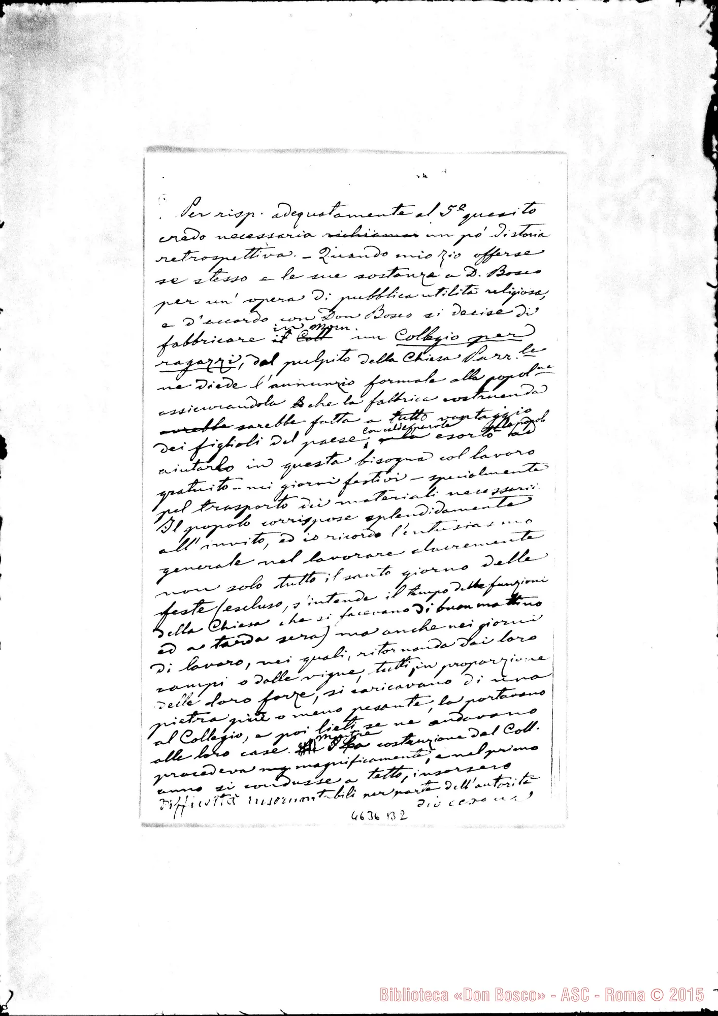 Fotogramma B 2 — Pestarino Giuseppe, SDB-Pestarino Rosalia, suora. Il 12-10-1915. Fotocopia