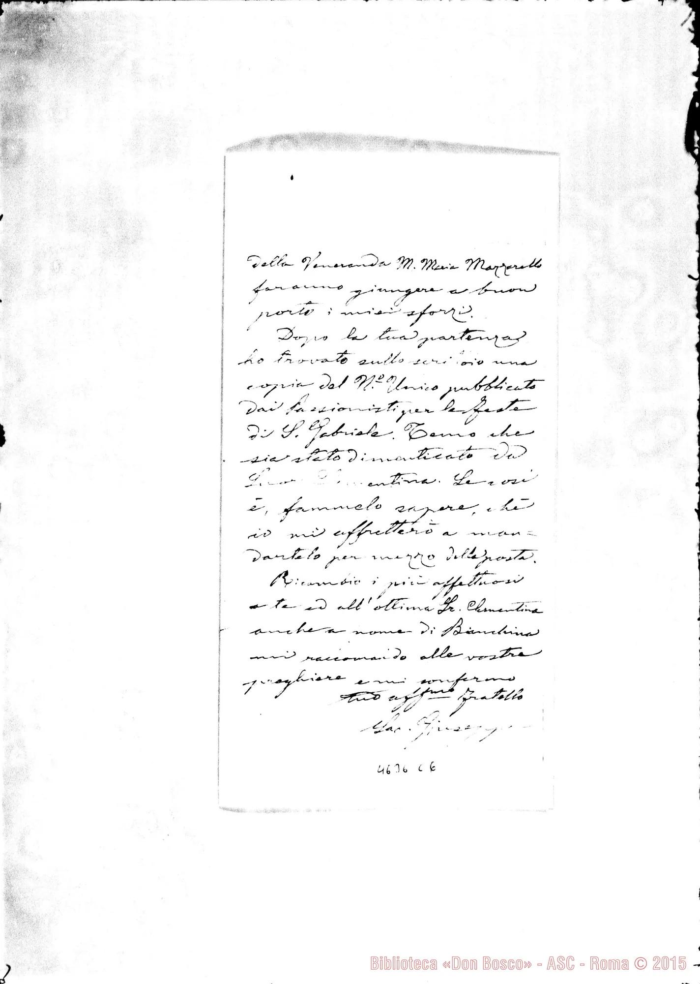 Fotogramma C 6 — « « « « Molare, 30-06-1921 Fotocopia