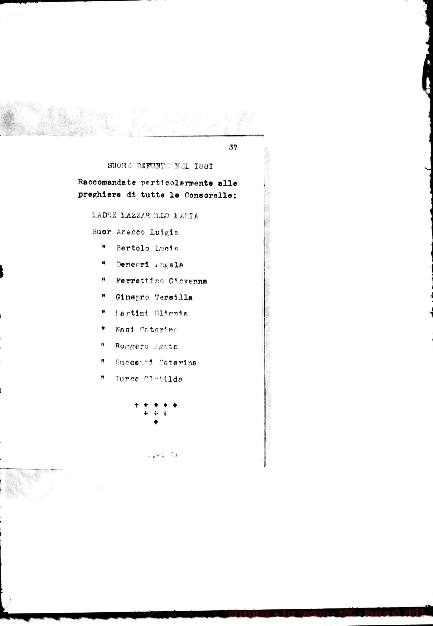 Fotogramma A 1 — 1882 Appaiono: Nichelino, Visone, Fontanile, Sampierdarena, Rosignano, Trecastagni, Marsiglia (Francia)
