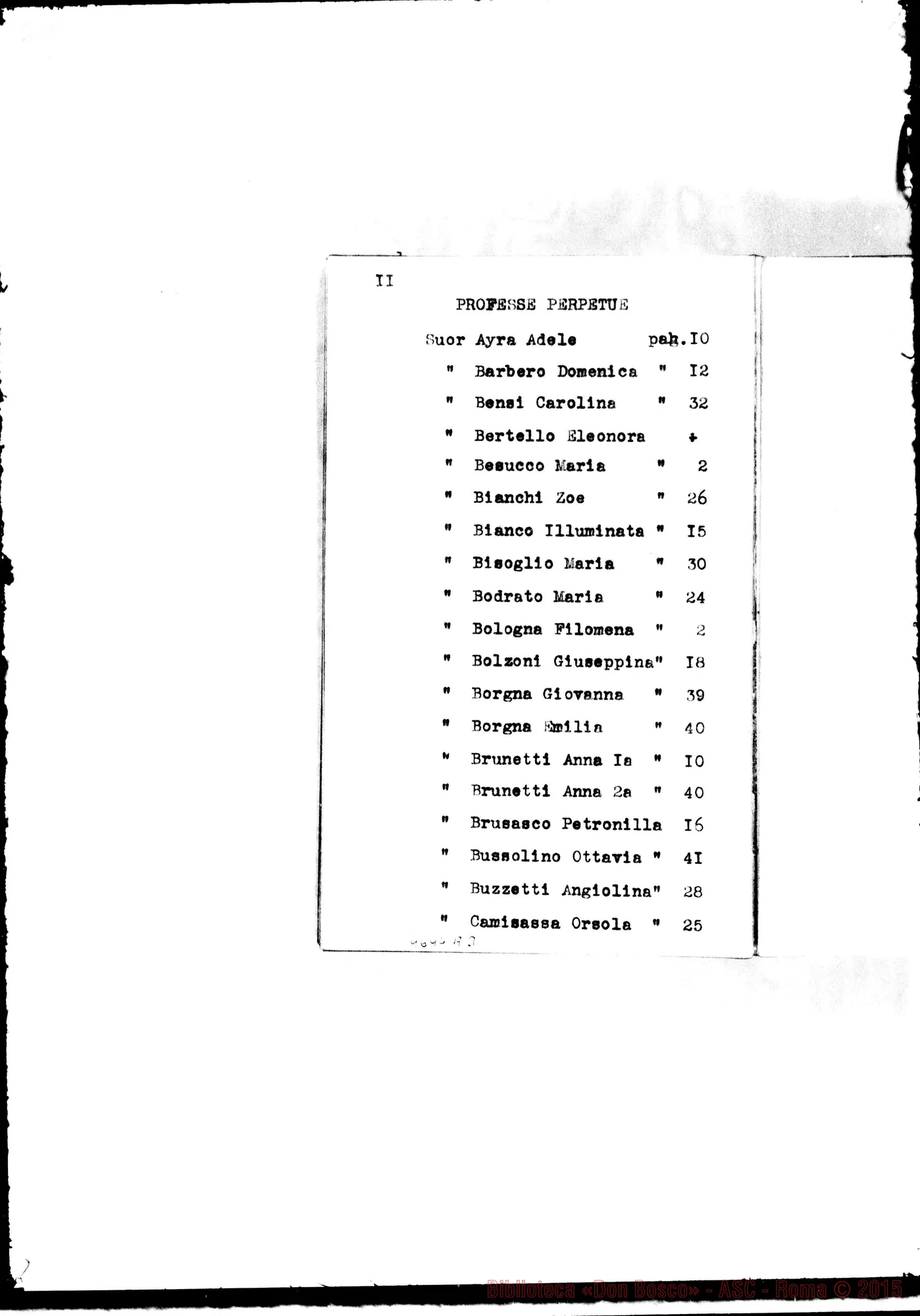 Fotogramma A 3 — 1883 Appaiono: Incisa Belbo, Nunziata di Mascali, S.te Marguerite (Francia), Morón (Argentina) Spariscono: Visone, Cascinette