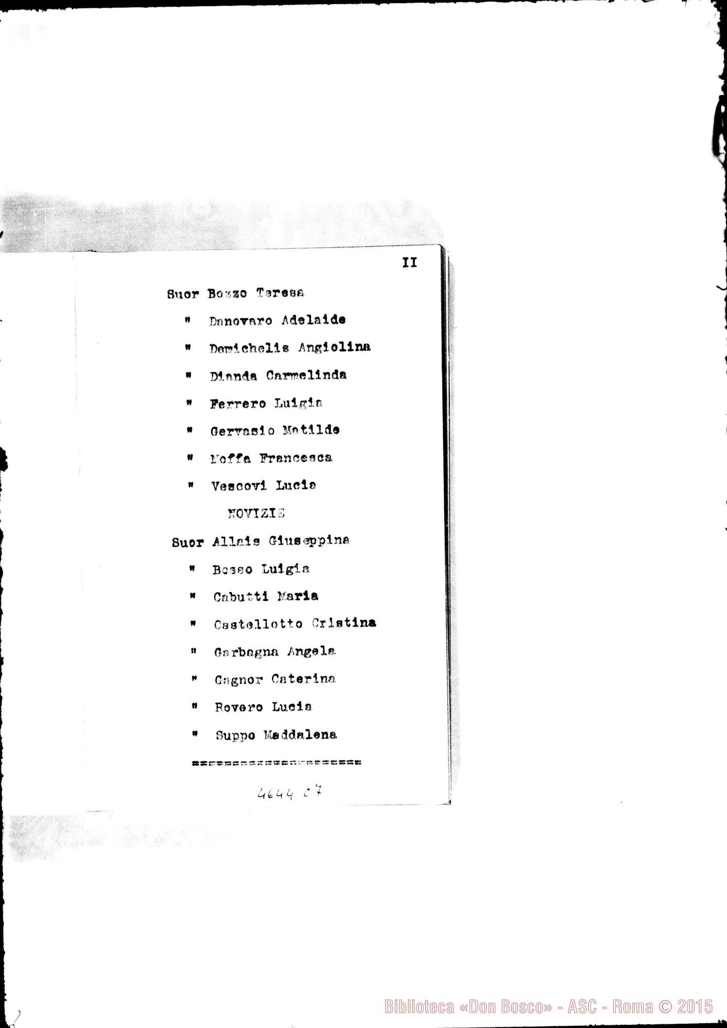 Fotogramma C 7 — 1883 Appaiono: Incisa Belbo, Nunziata di Mascali, S.te Marguerite (Francia), Morón (Argentina) Spariscono: Visone, Cascinette