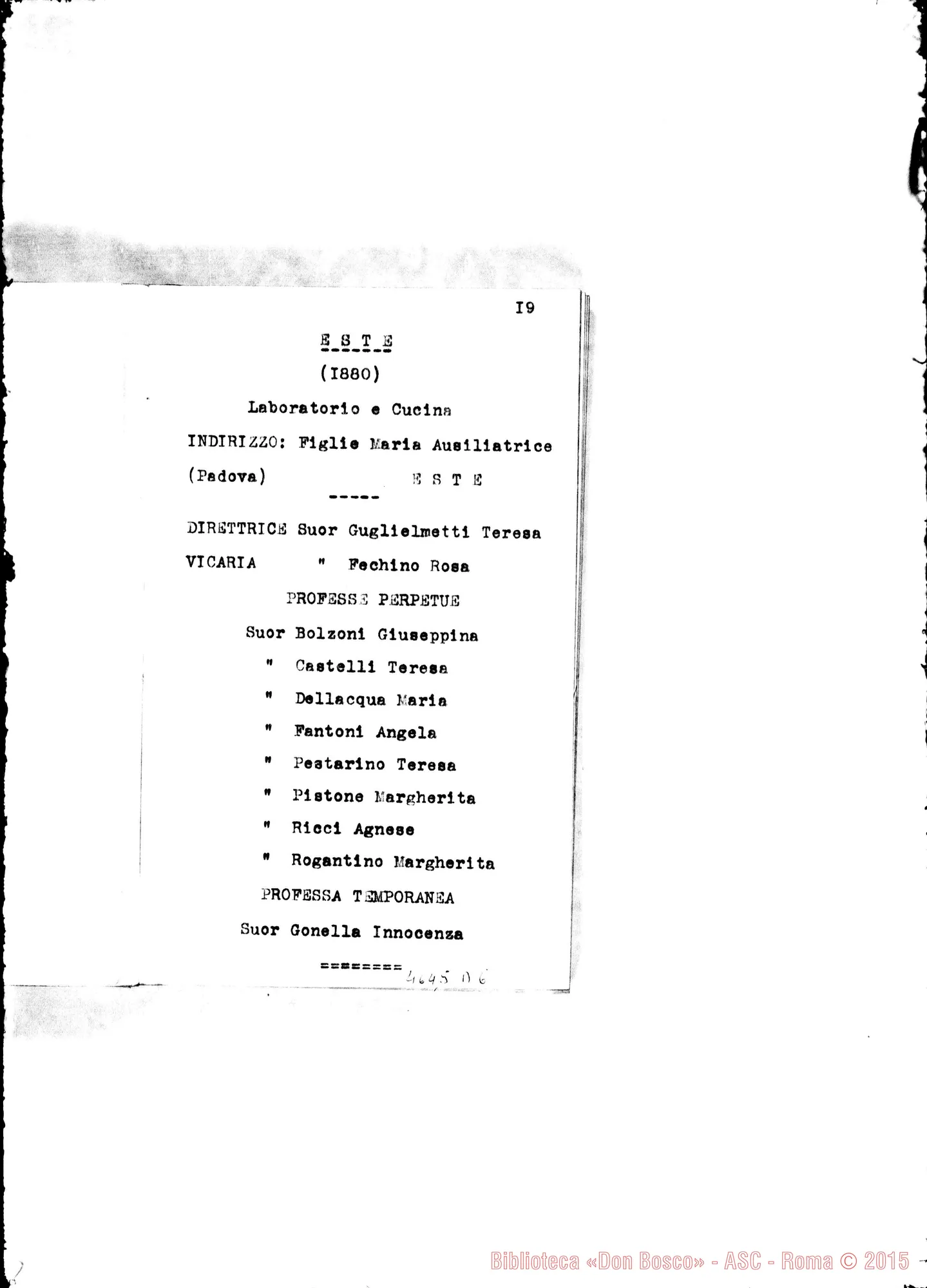 Fotogramma D 6 — 1884 Appaiono: Borgo Cornalese, Villarboit, Cesarò, Viedma (Argentina)