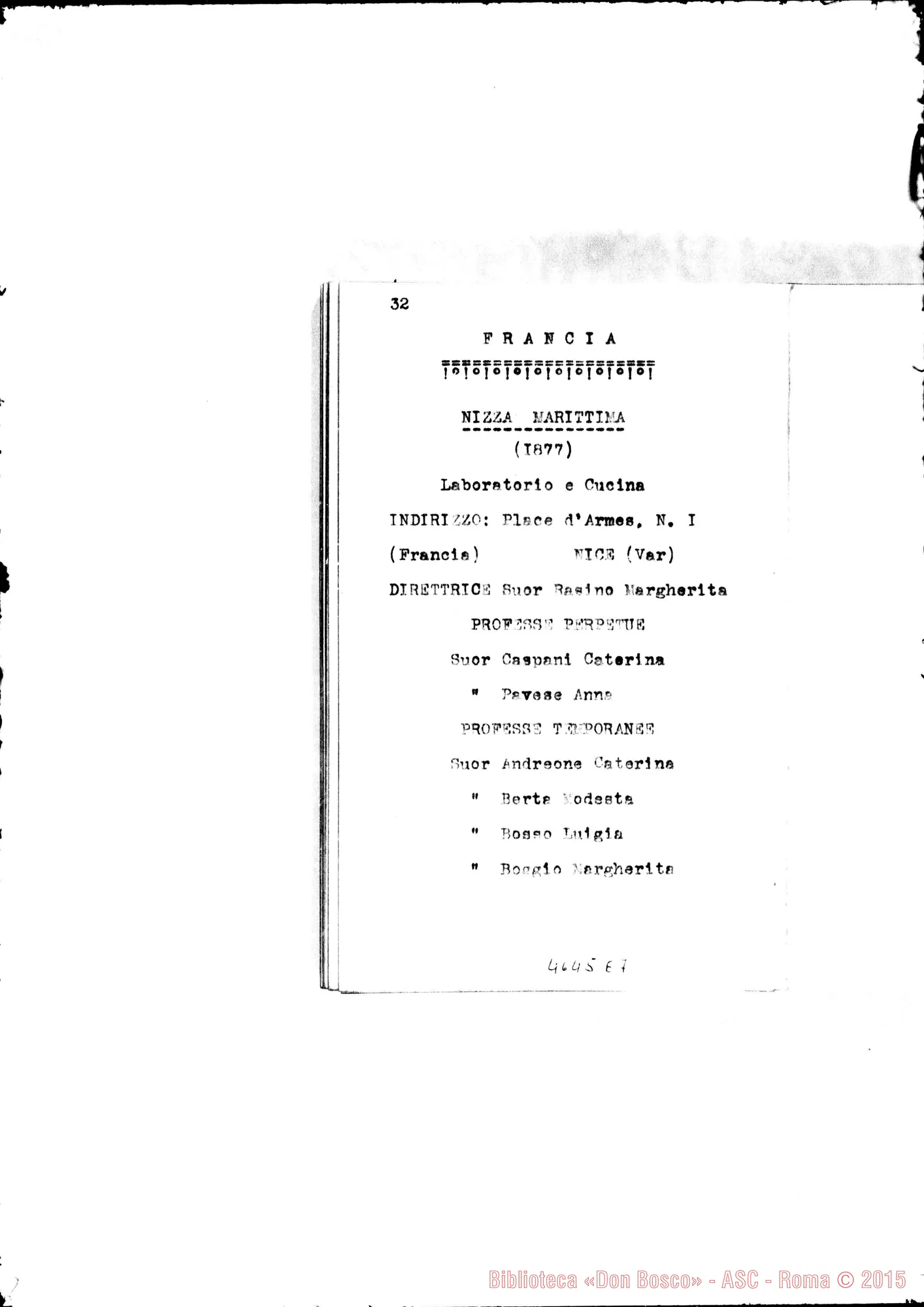 Fotogramma E 7 — 1884 Appaiono: Borgo Cornalese, Villarboit, Cesarò, Viedma (Argentina)