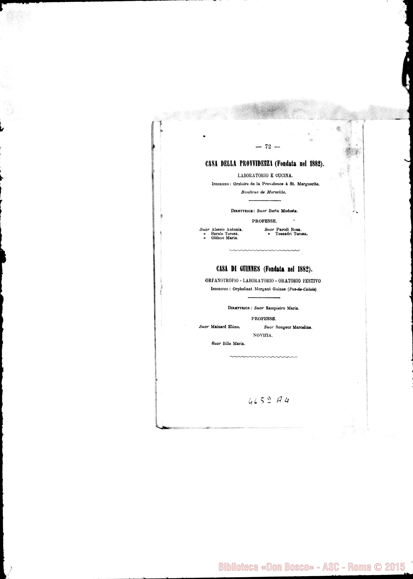 Fotogramma A 4 — 1891 Europa - Appaiono: S. Giusto Canavese, Magenta, Alì Marina - Spariscono: Bairo Canavese