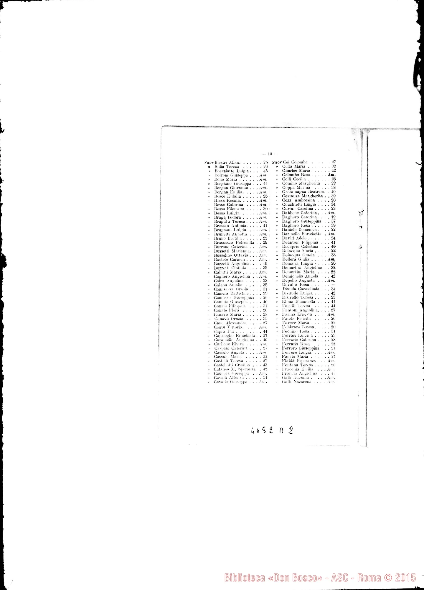 Fotogramma D 2 — 1892 Europa - Appaiono: Cannobbio, Castano, Oreno, Cannara d’Assisi, Pontestura, Parma, Roma, Lille (Fr.), Liegi (Belgio), Betlemme (Palestina)