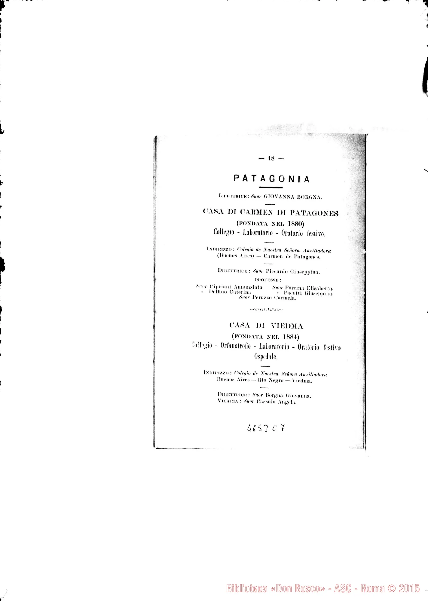 Fotogramma C 7 — America - Appaiono: Guratinguetà, Lorena E Pindanonhangaba (Brasile), Conesa (Arg.), Lima (Perù)