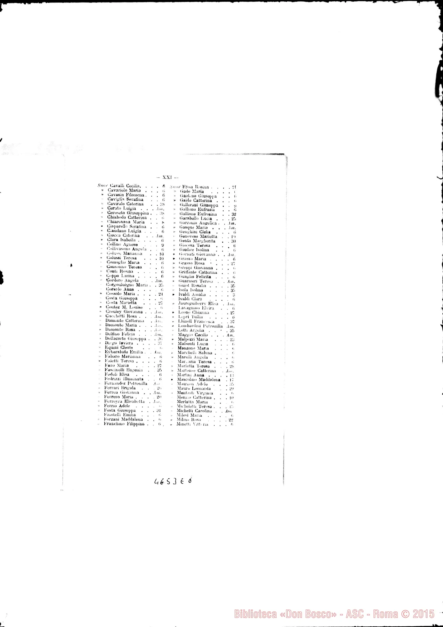 Fotogramma E 8 — 1893 Europa - Appaiono: Trino, Riva di Chieri, Catania (terza), Beitgemal (Palestina) - Spariscono: Coassolo Torinese