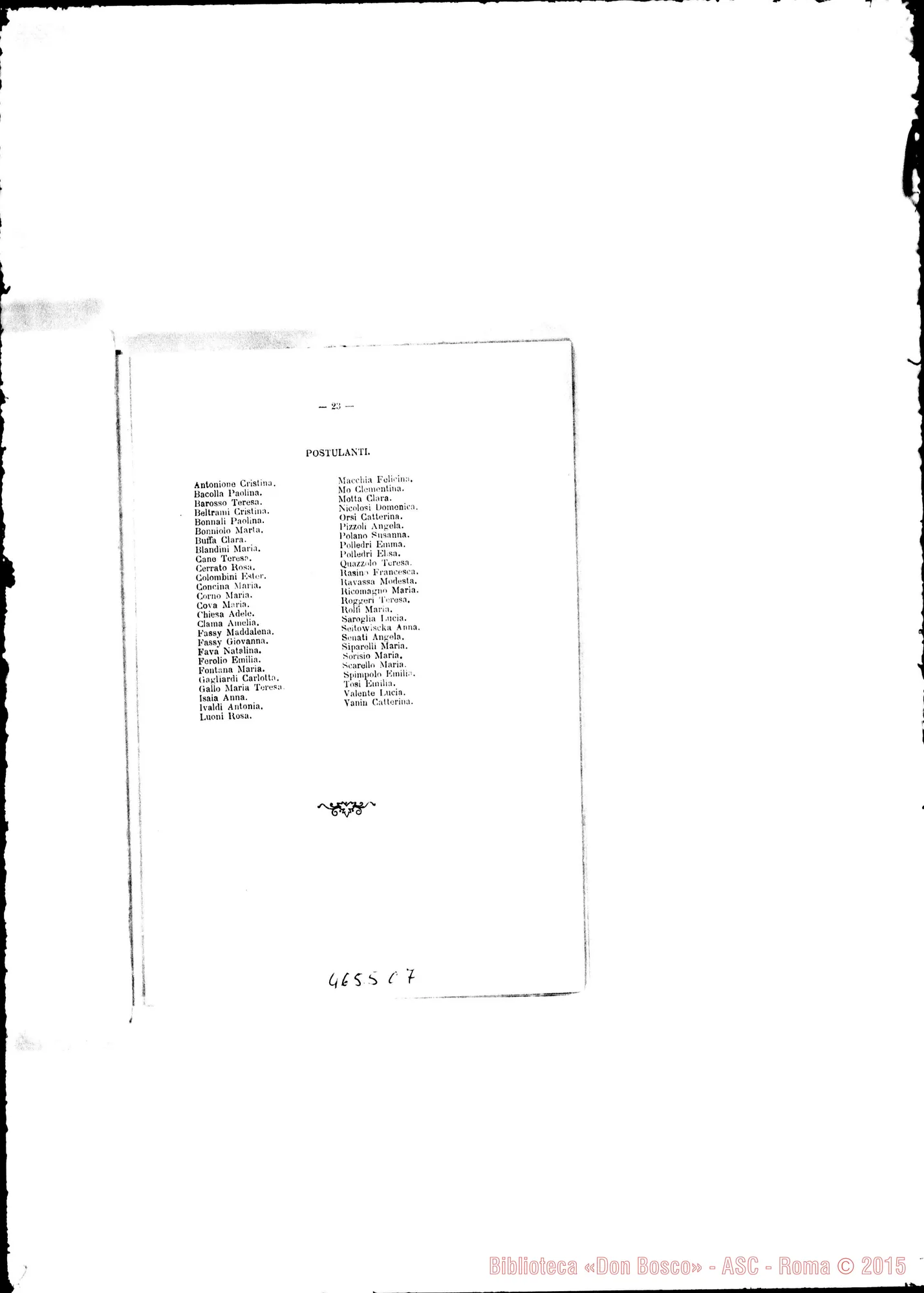 Fotogramma C 7 — 1894 Europa - Appaiono: Casale Monferrato. Castellanza, Giaveno, Varazze, Bronte-Osp., Marsala, Vaiverde (Spagna), Orano (Africa) - Spariscono: Oreno