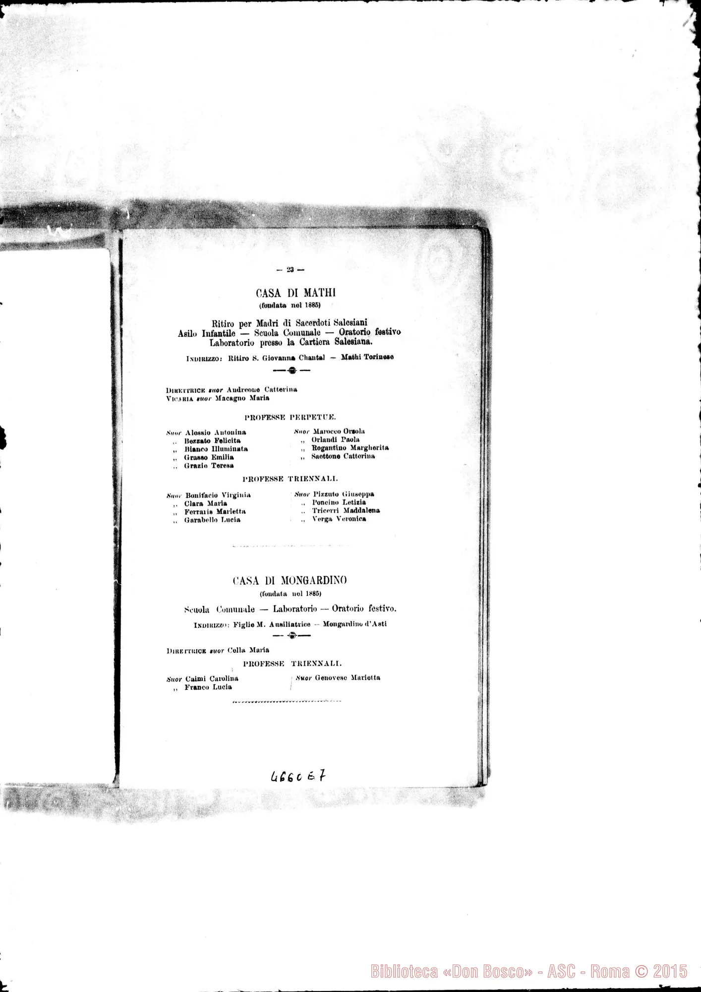 Fotogramma E 7 — 1897 Europa - Appaiono: Alessandria, Arignano, Buttigliera d’Asti, Cannerò, Crusinallo, Falicetto, Intra, Re, Samarate, Toceno, Fezzano, Catania (quarta), Messina, Montpellier (Fr.), Barcellona (Spagna)