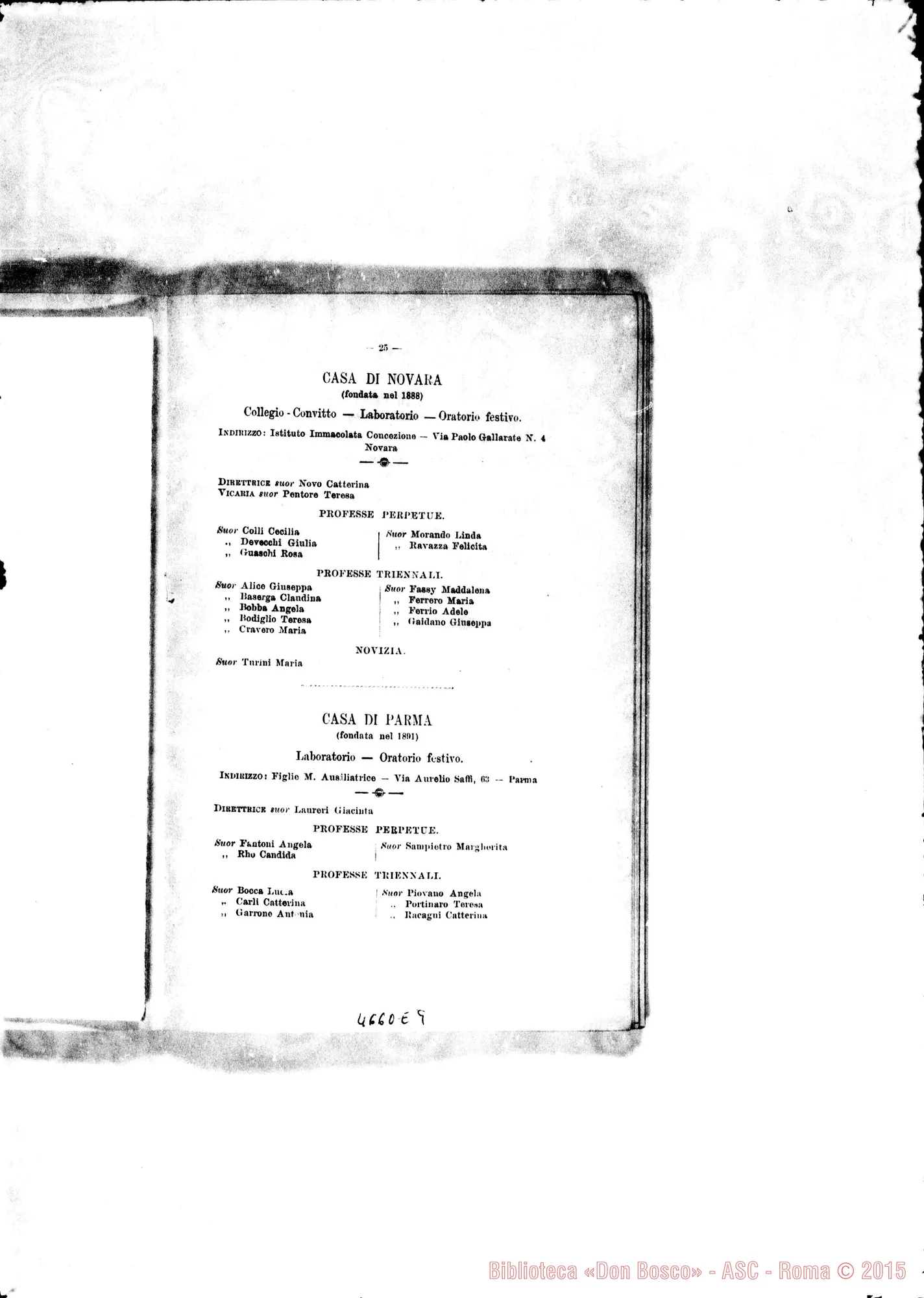 Fotogramma E 9 — 1897 Europa - Appaiono: Alessandria, Arignano, Buttigliera d’Asti, Cannerò, Crusinallo, Falicetto, Intra, Re, Samarate, Toceno, Fezzano, Catania (quarta), Messina, Montpellier (Fr.), Barcellona (Spagna)