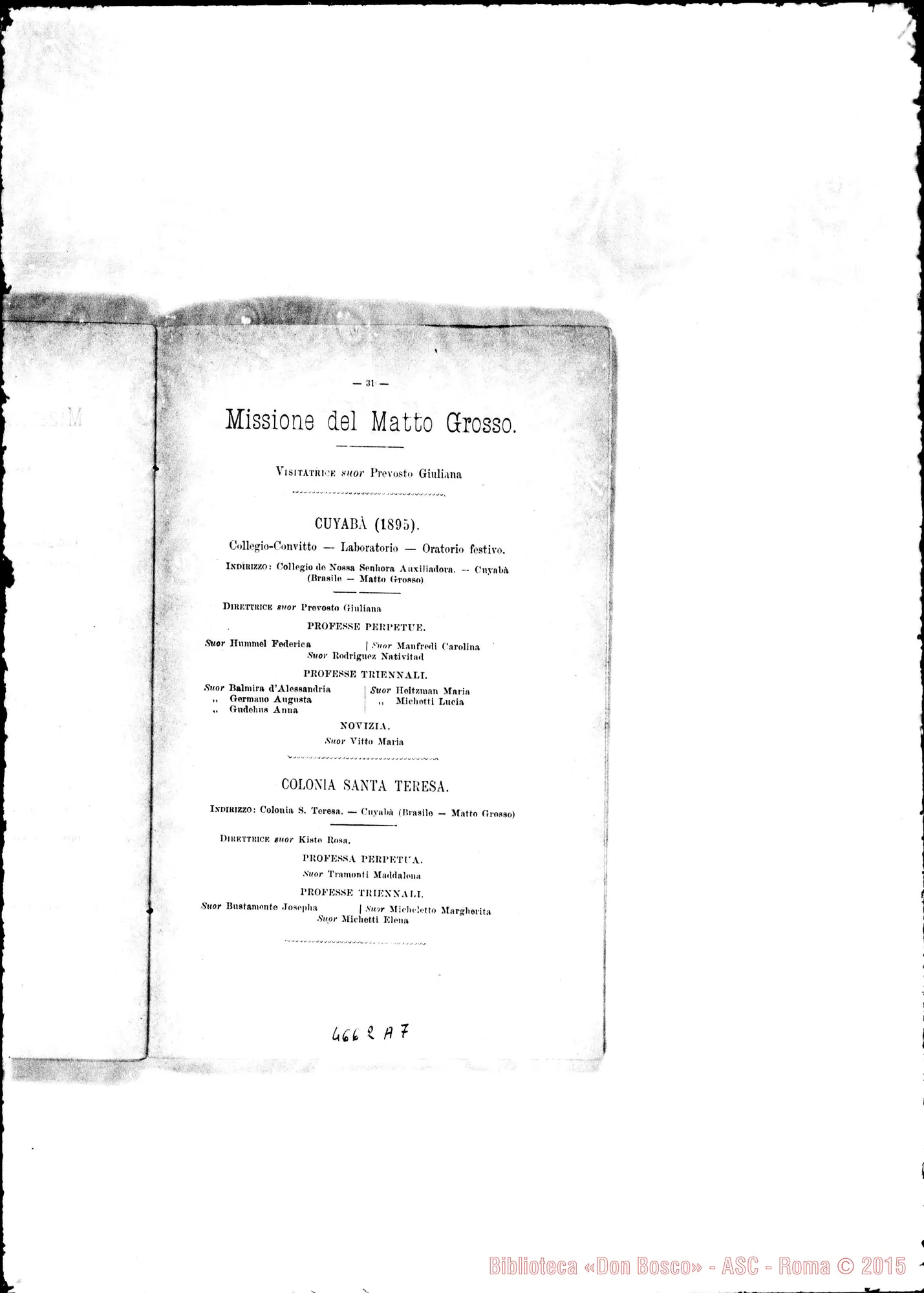 Fotogramma A 7 — America - Appaiono: Buenos A. (seconda) (Arg.), Ouro Prete (Bras.), Ypiranga (Bras.), Lorena (Bras.), Ponte Nova (Bras.), Colorado (Arg.), Lima (Perù) (seconda), Callao (Perú), Bogotá (Colombia), San Martin (Colombia)
